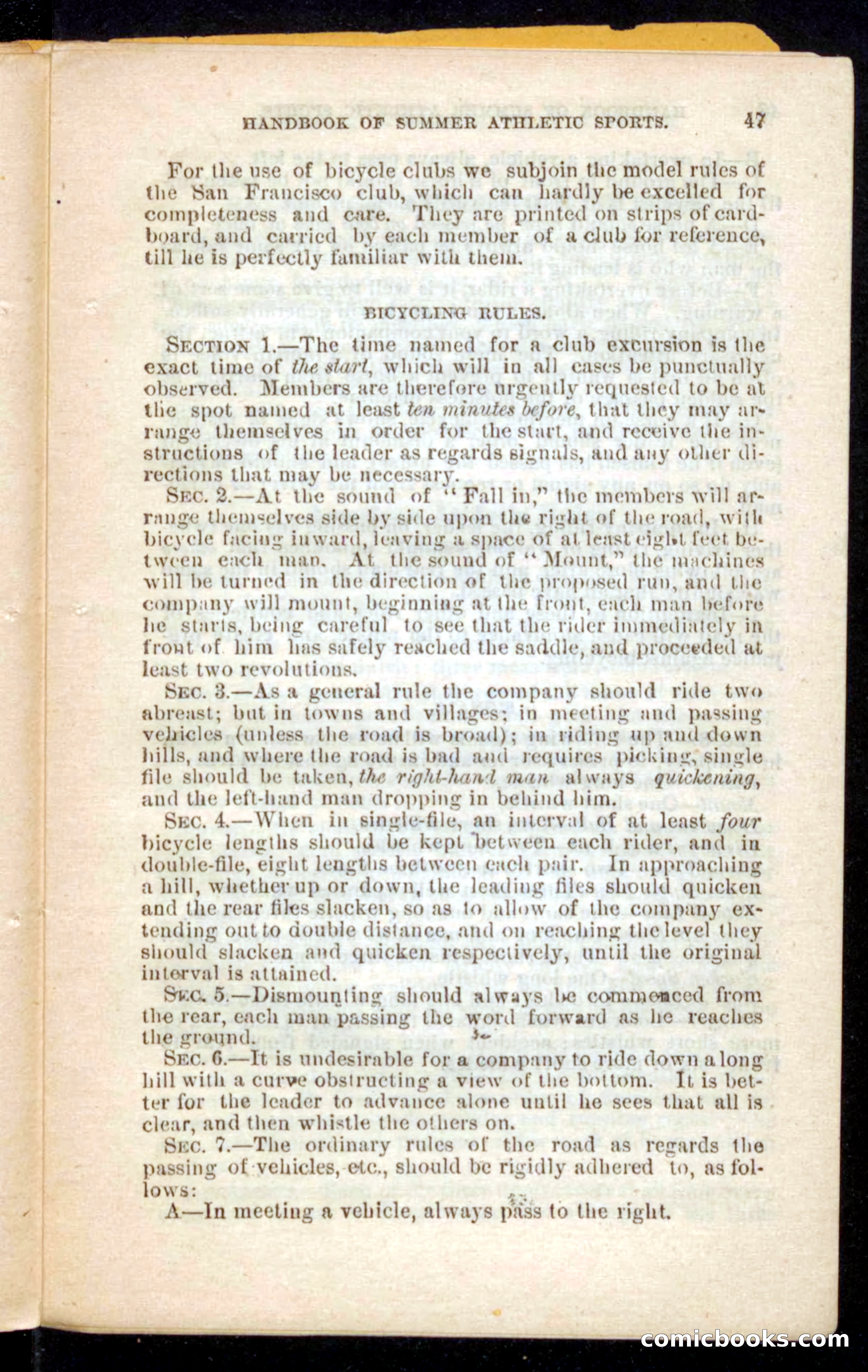 Beadle's Dime Handbooks: Grand Book of Summer Sports — page 47 of 68