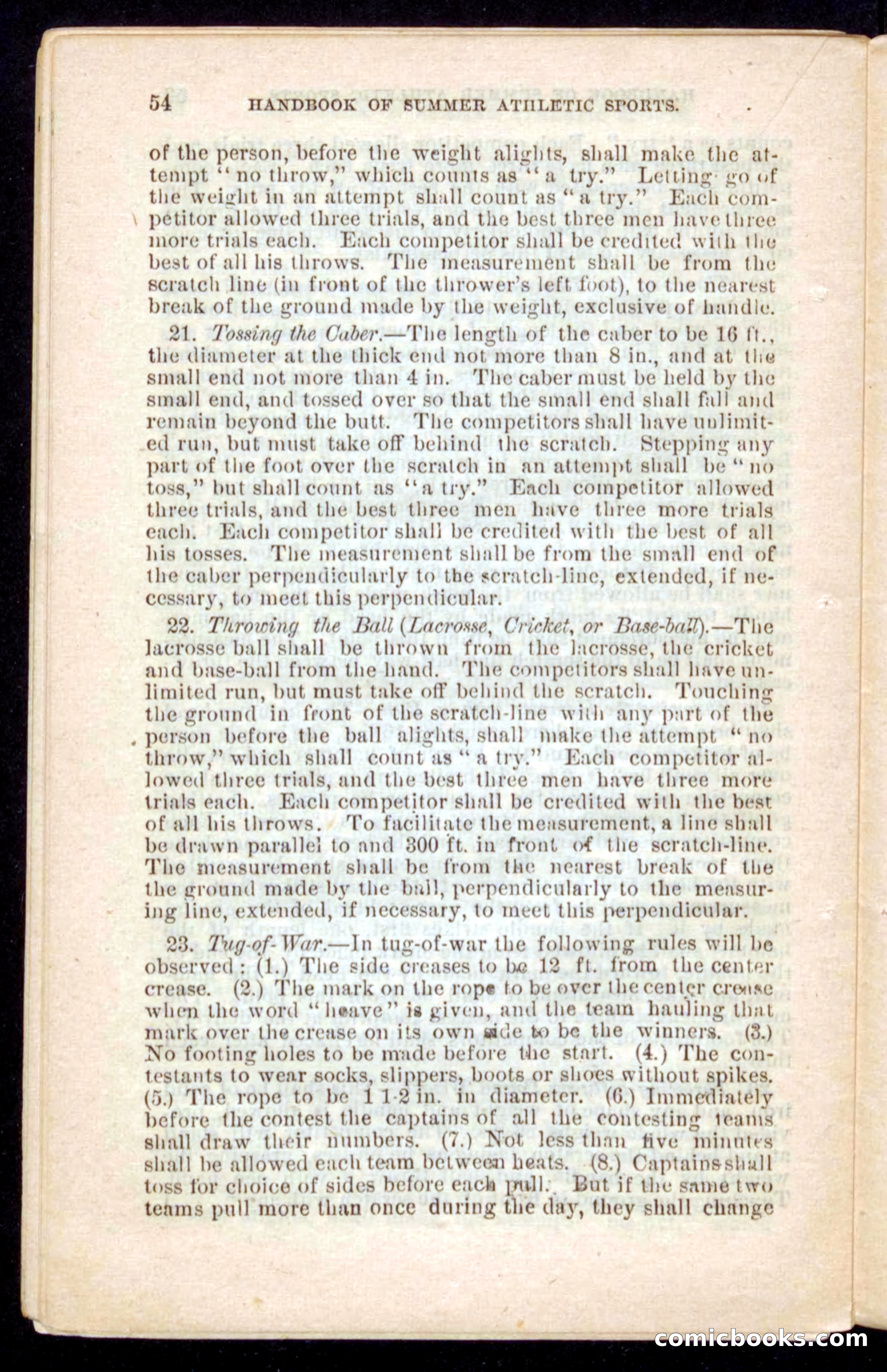 Beadle's Dime Handbooks: Grand Book of Summer Sports — page 54 of 68