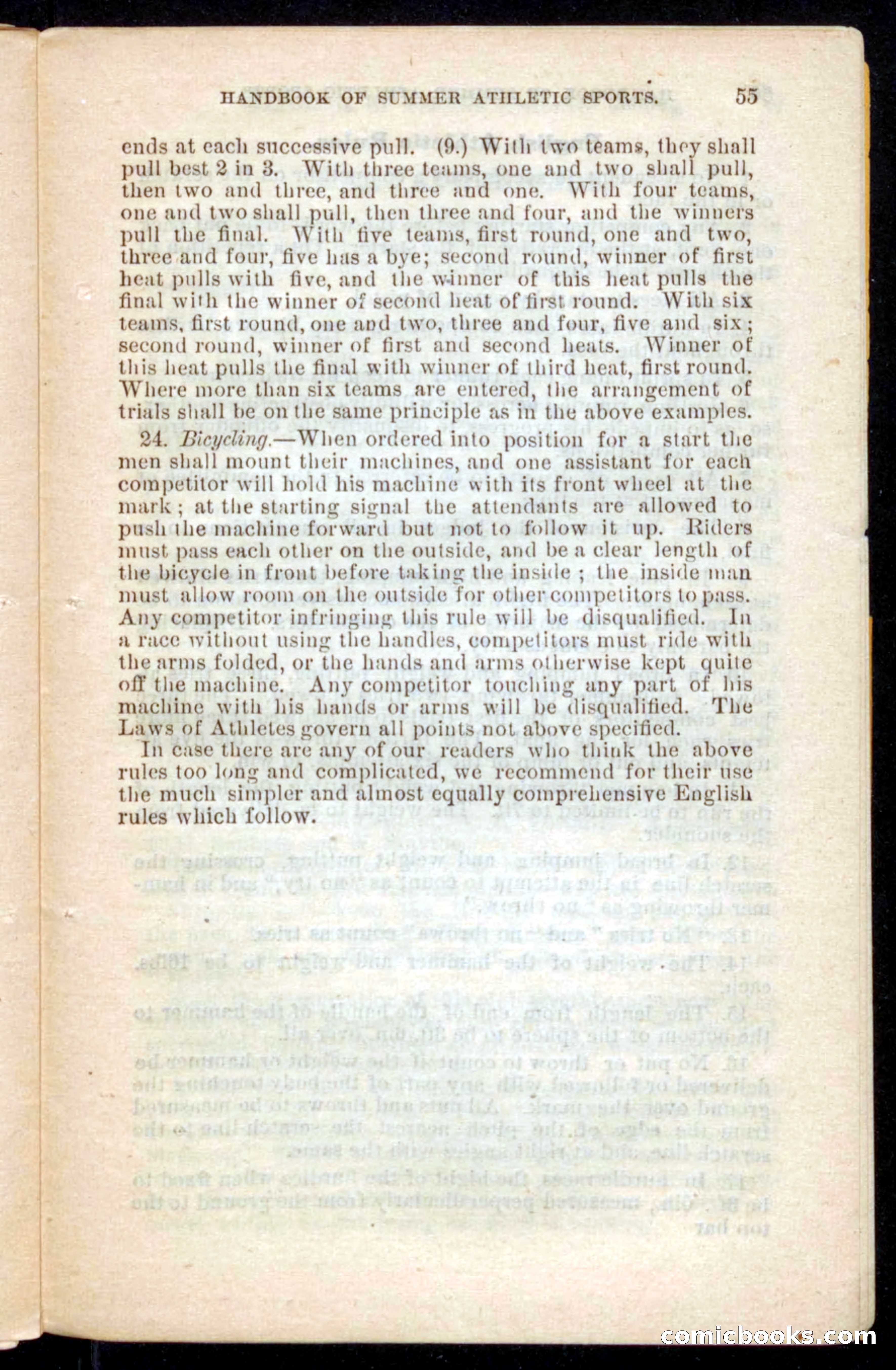 Beadle's Dime Handbooks: Grand Book of Summer Sports — page 55 of 68