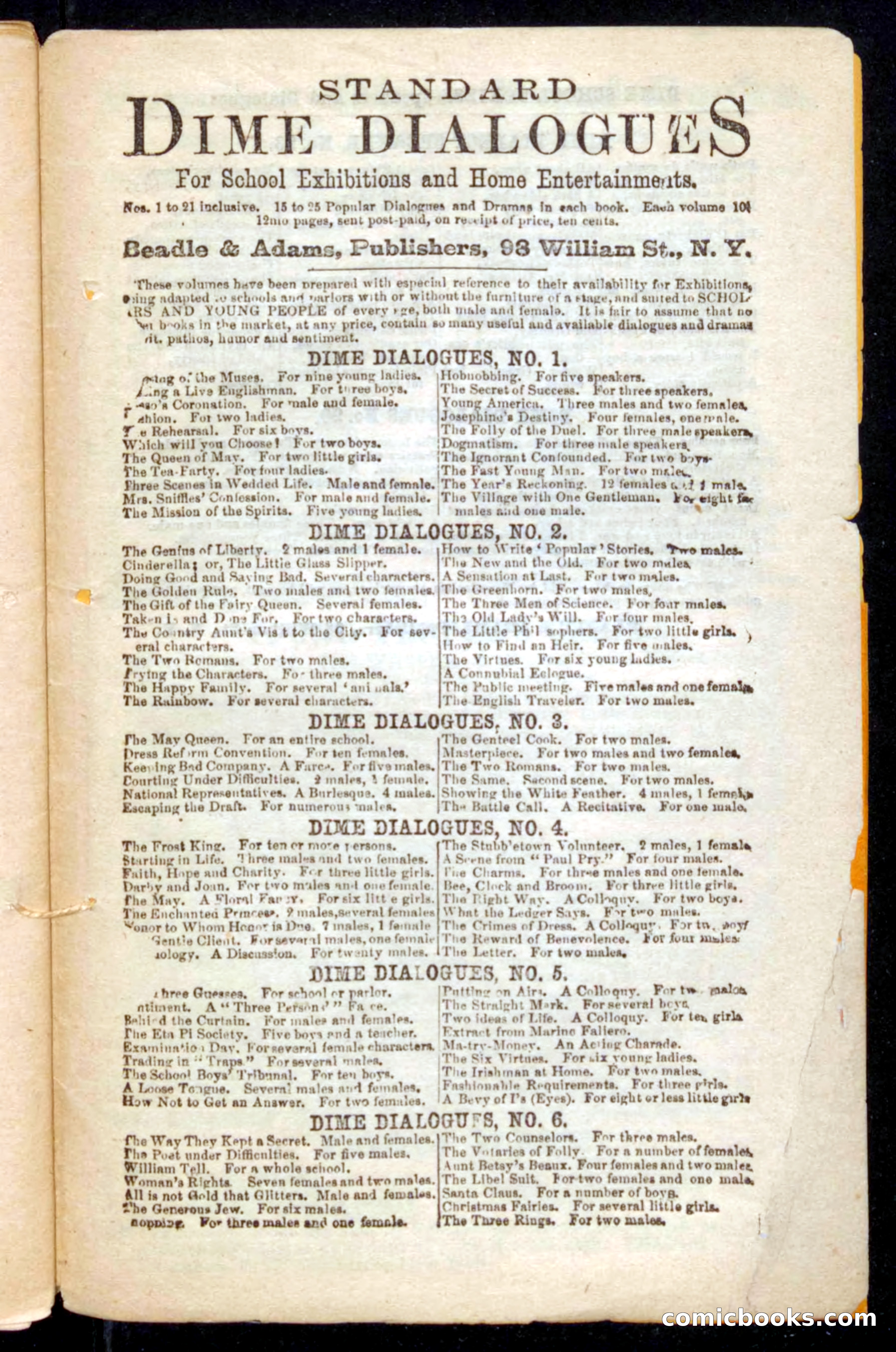 Beadle's Dime Handbooks: Grand Book of Summer Sports — page 65 of 68