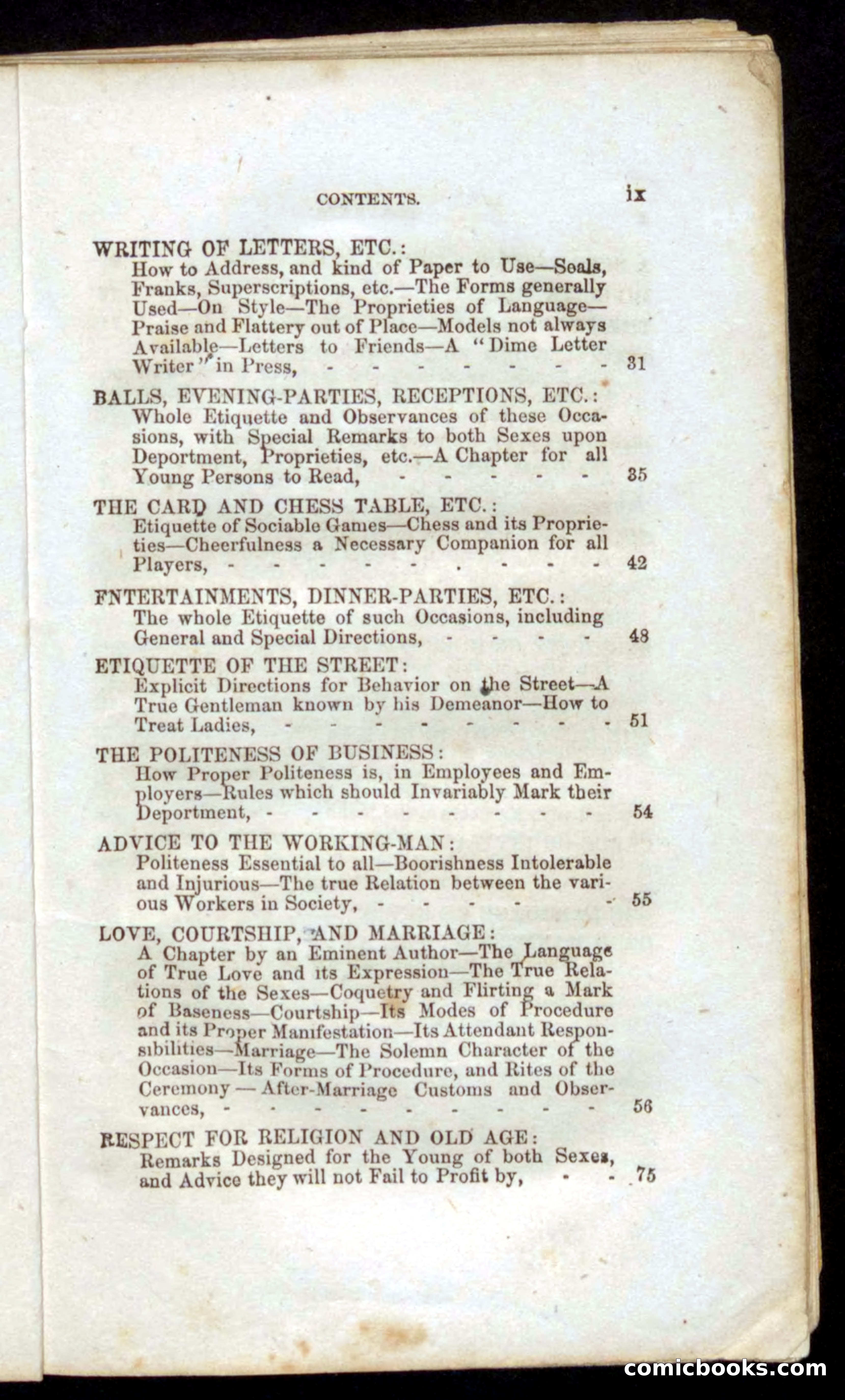 Beadle's Dime Book of Etiquette — page 7 of 72