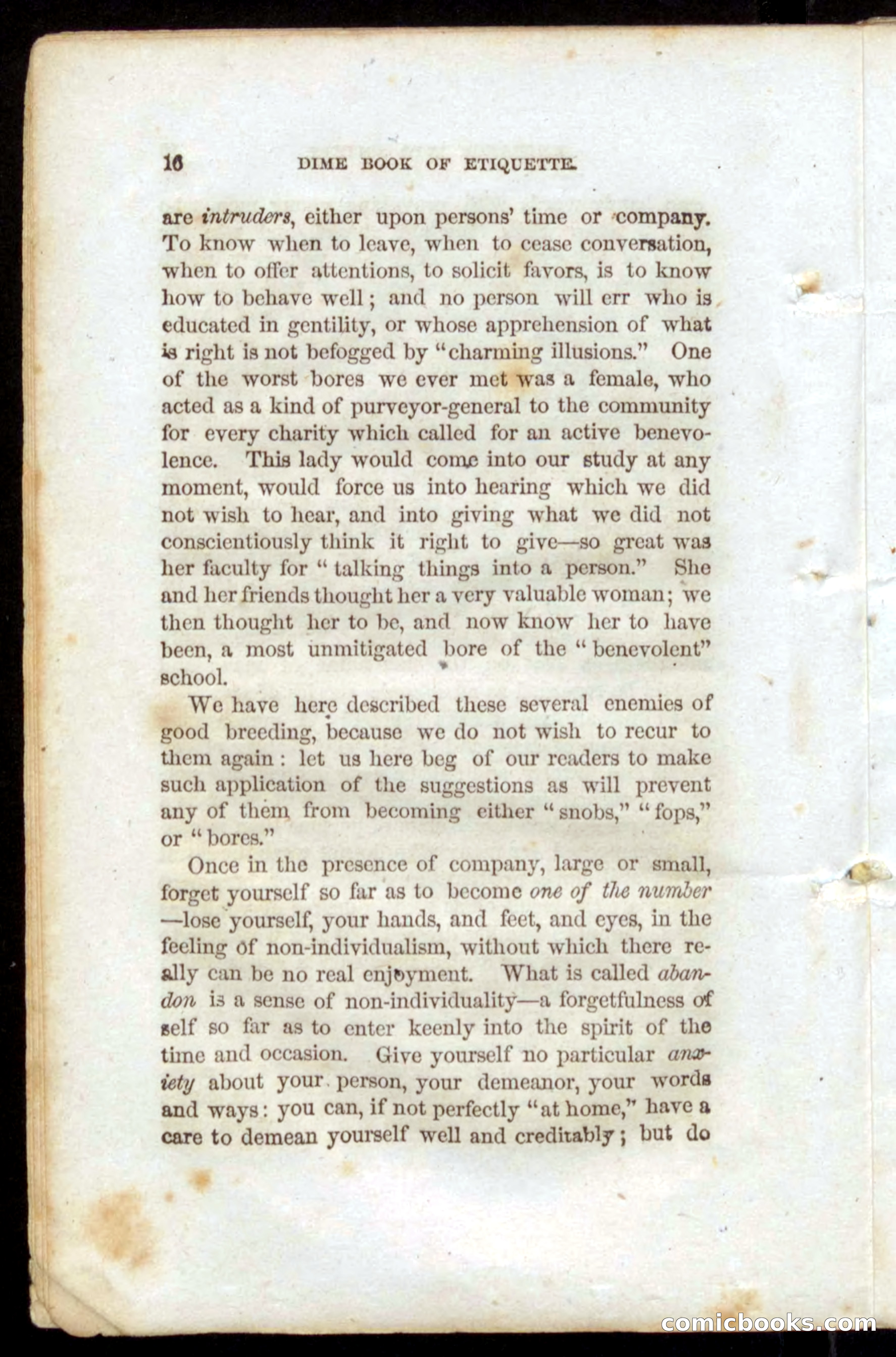 Beadle's Dime Book of Etiquette — page 14 of 72