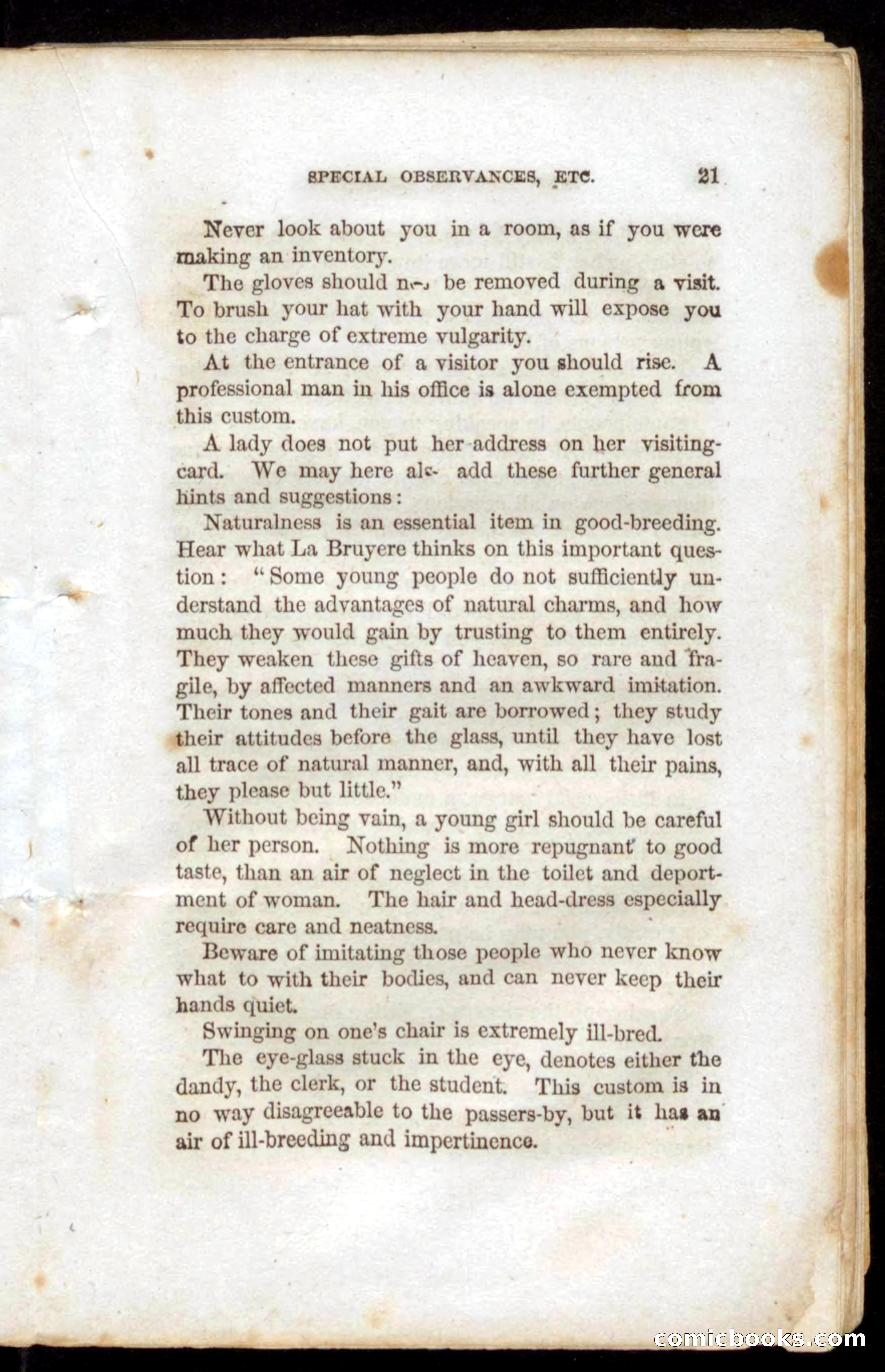 Beadle's Dime Book of Etiquette — page 19 of 72