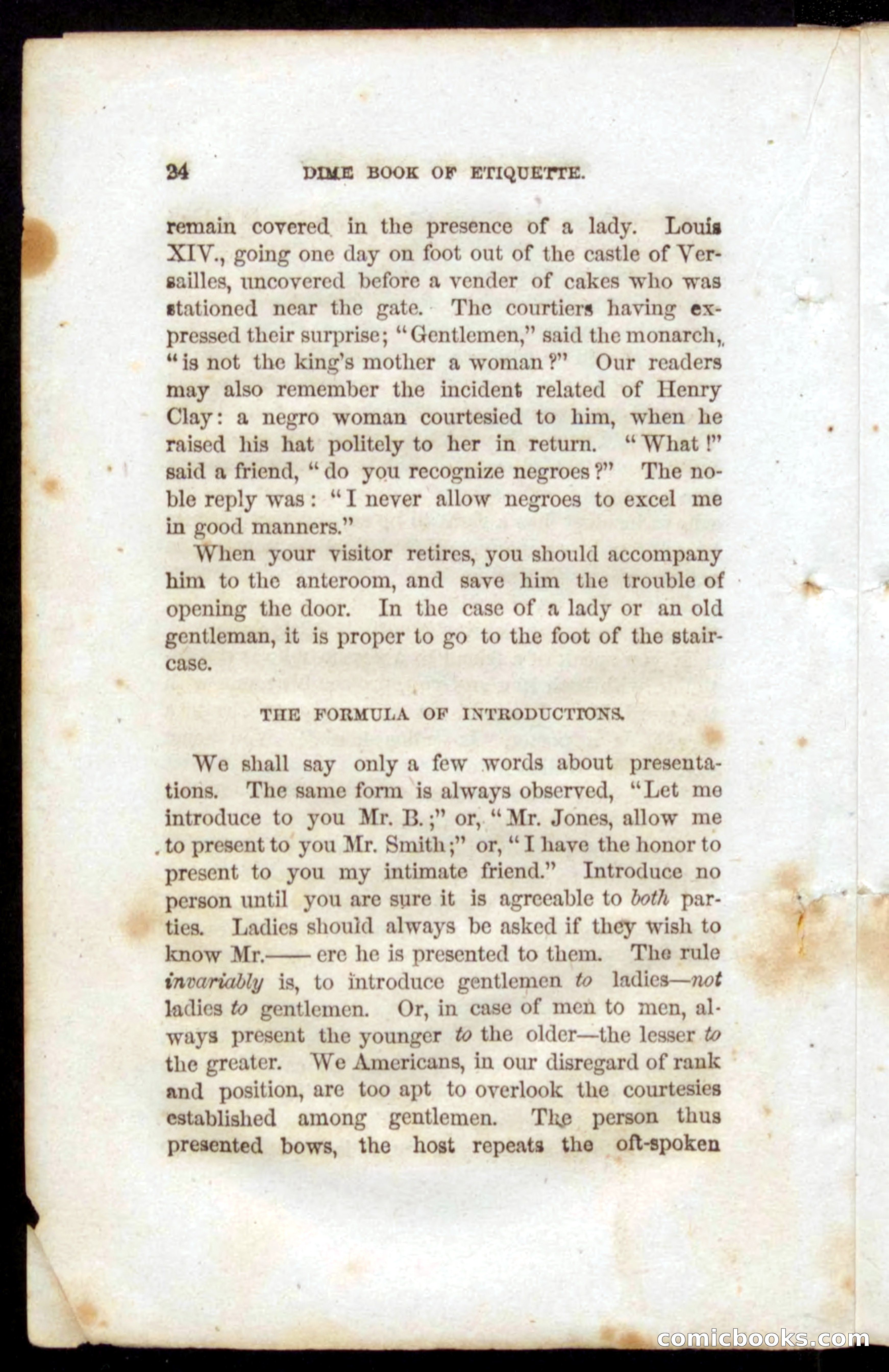 Beadle's Dime Book of Etiquette — page 22 of 72
