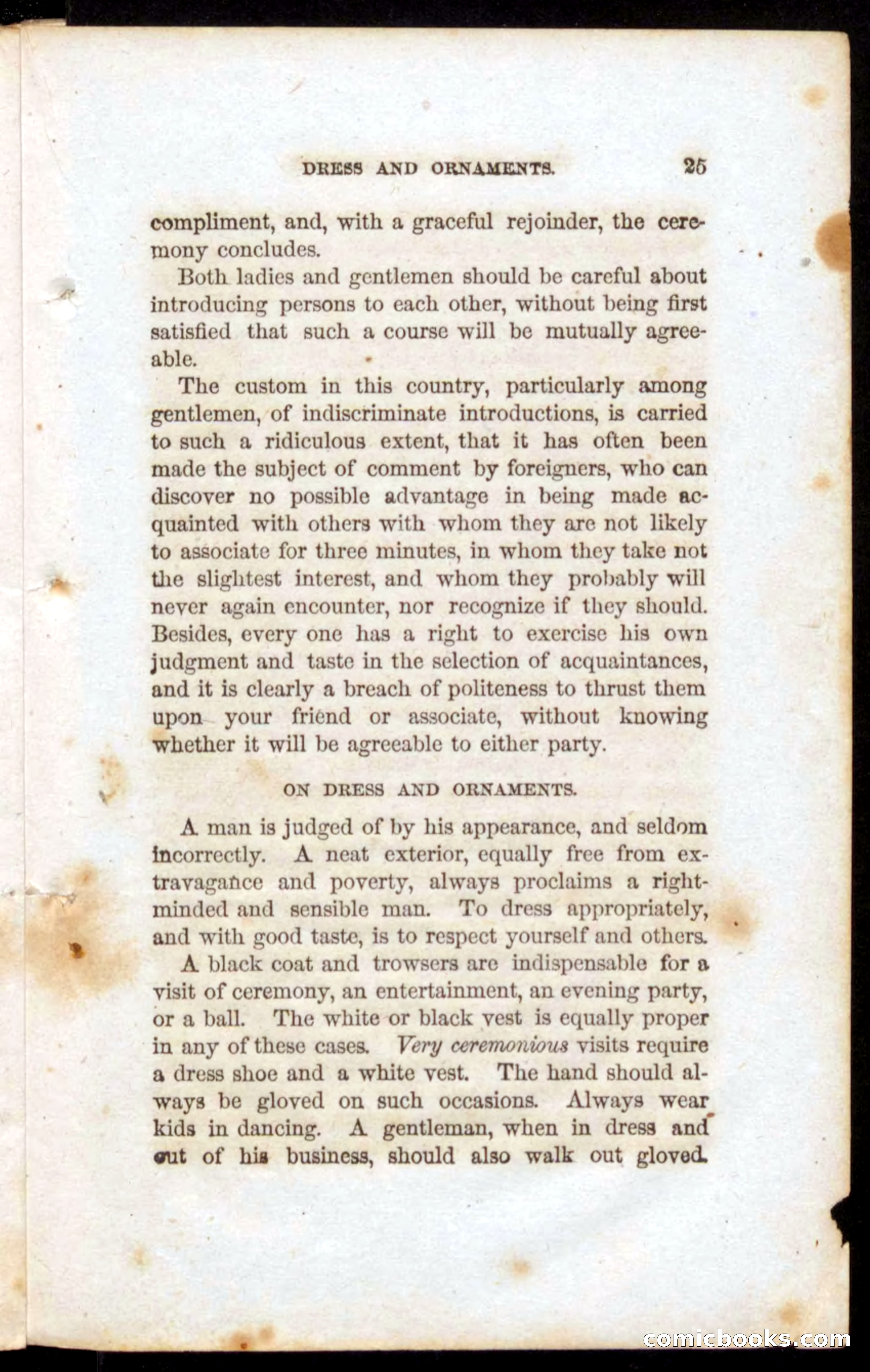 Beadle's Dime Book of Etiquette — page 23 of 72