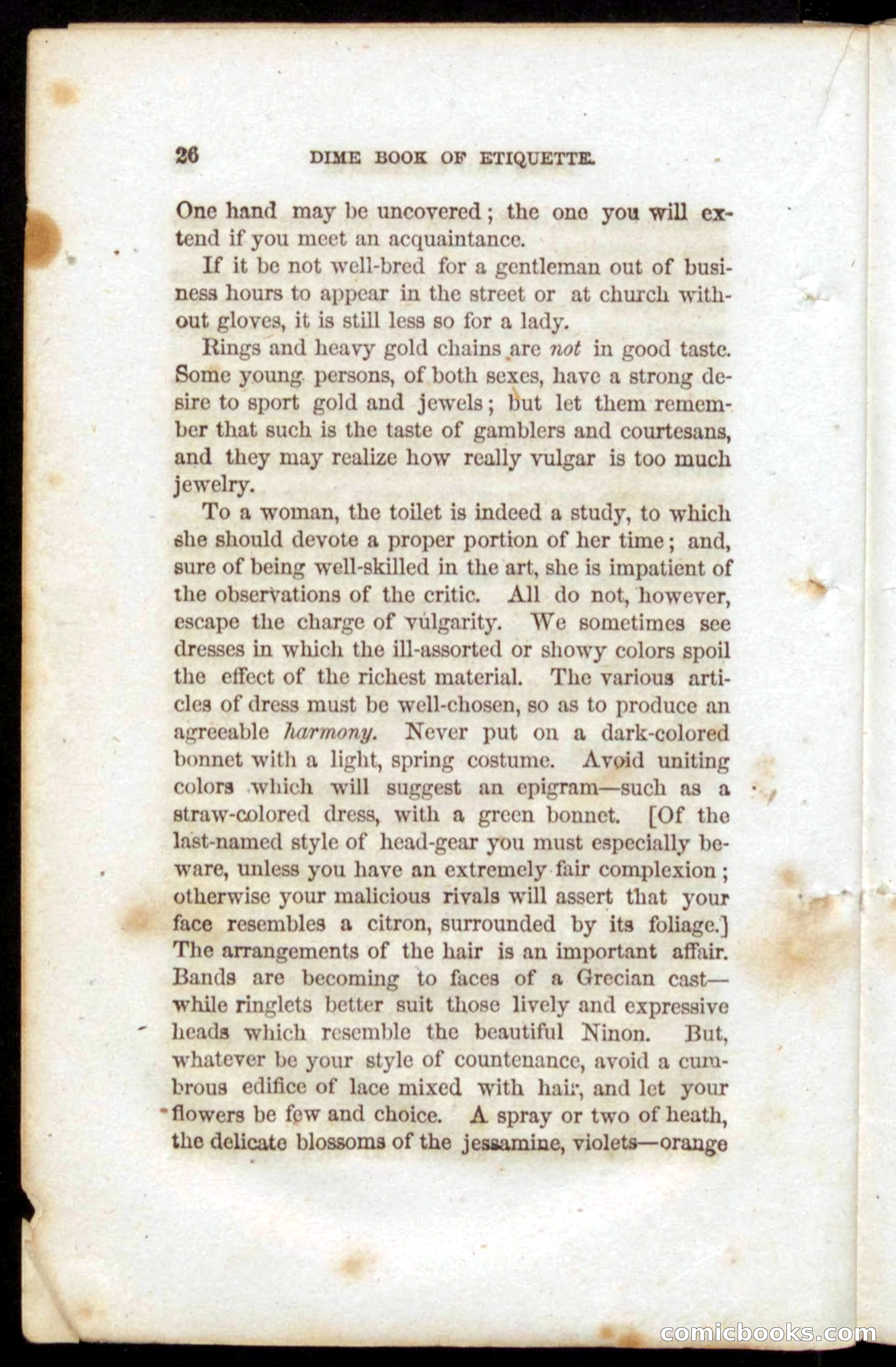 Beadle's Dime Book of Etiquette — page 24 of 72