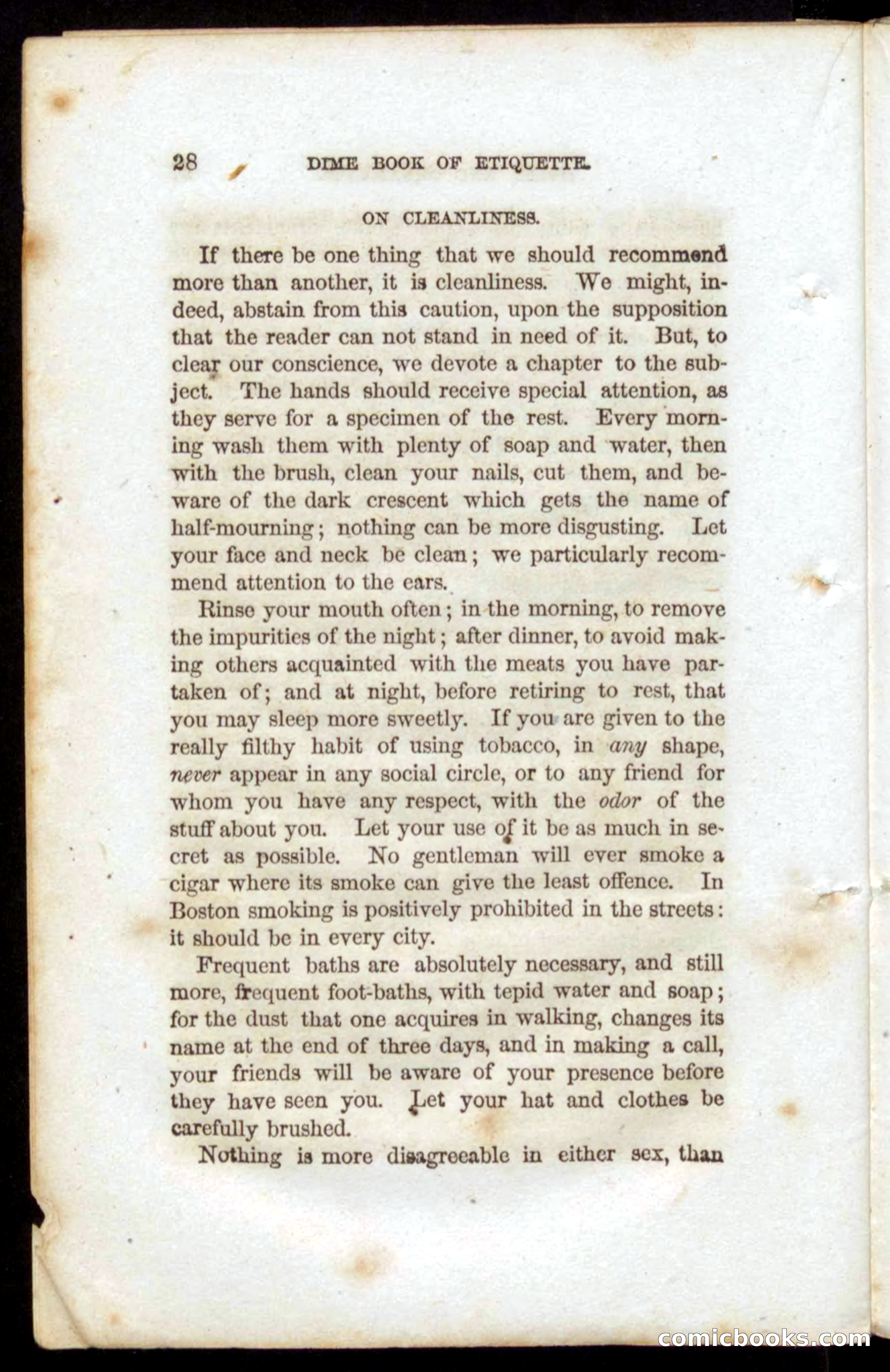 Beadle's Dime Book of Etiquette — page 26 of 72