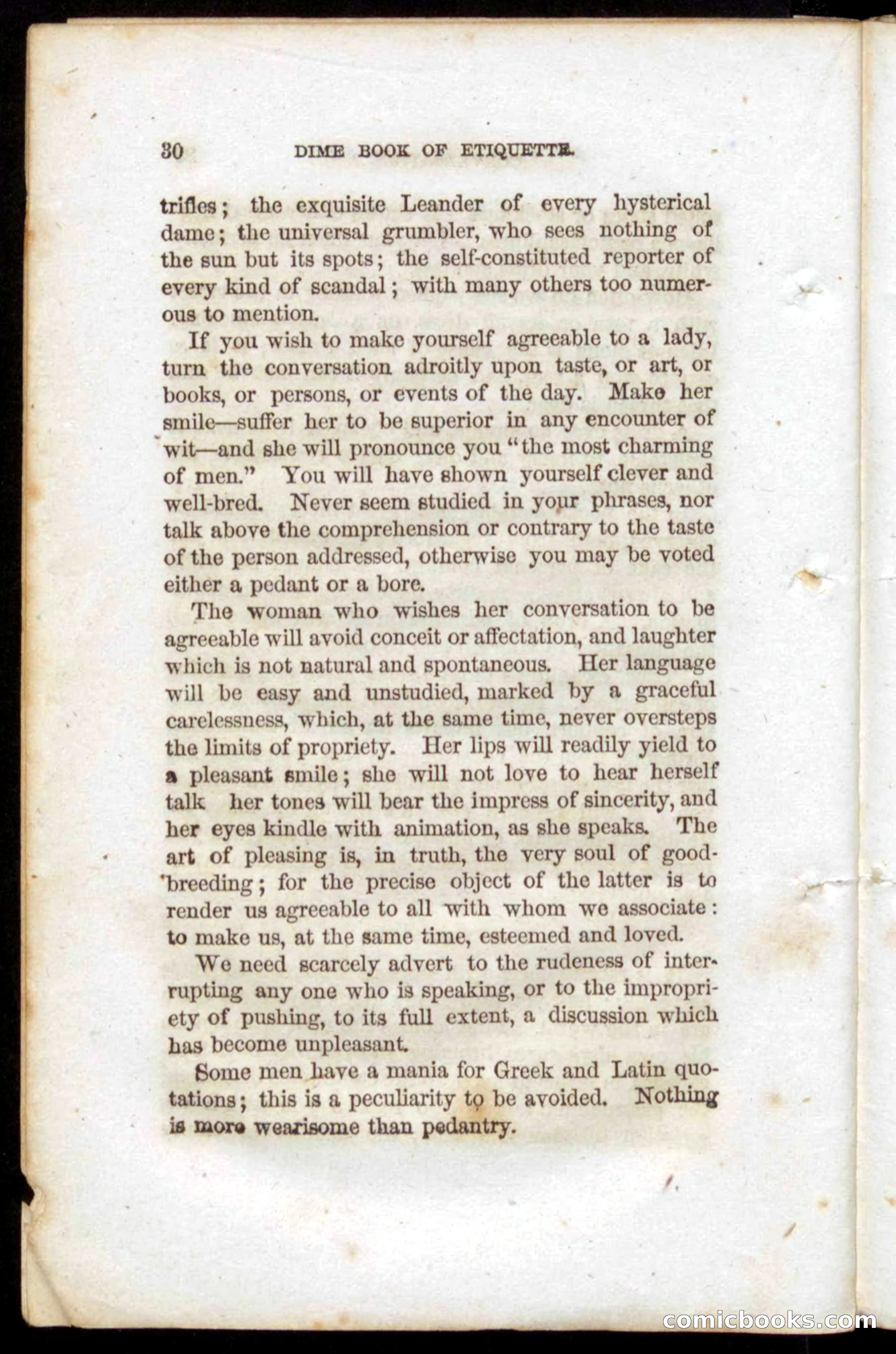 Beadle's Dime Book of Etiquette — page 28 of 72