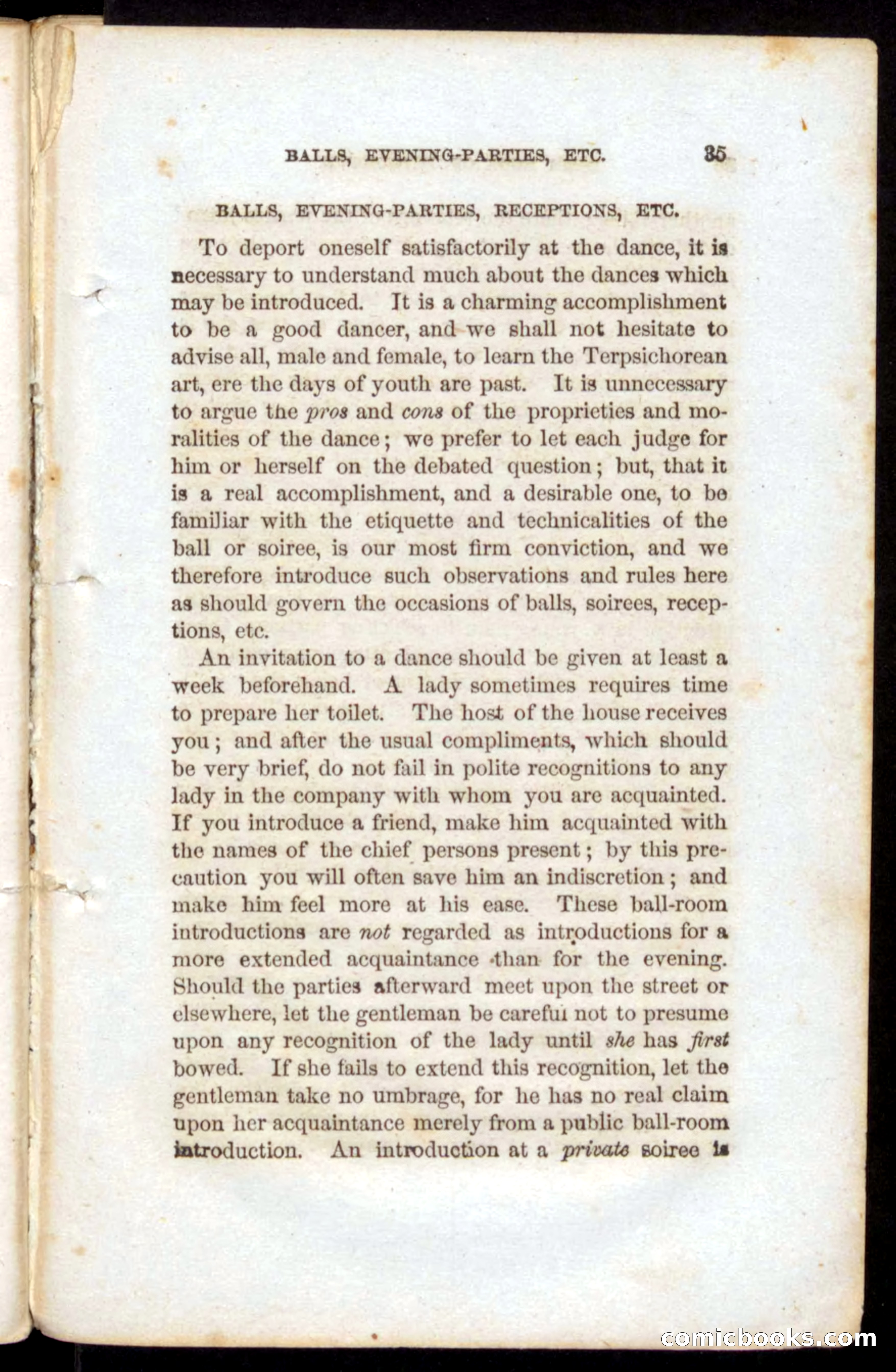 Beadle's Dime Book of Etiquette — page 33 of 72