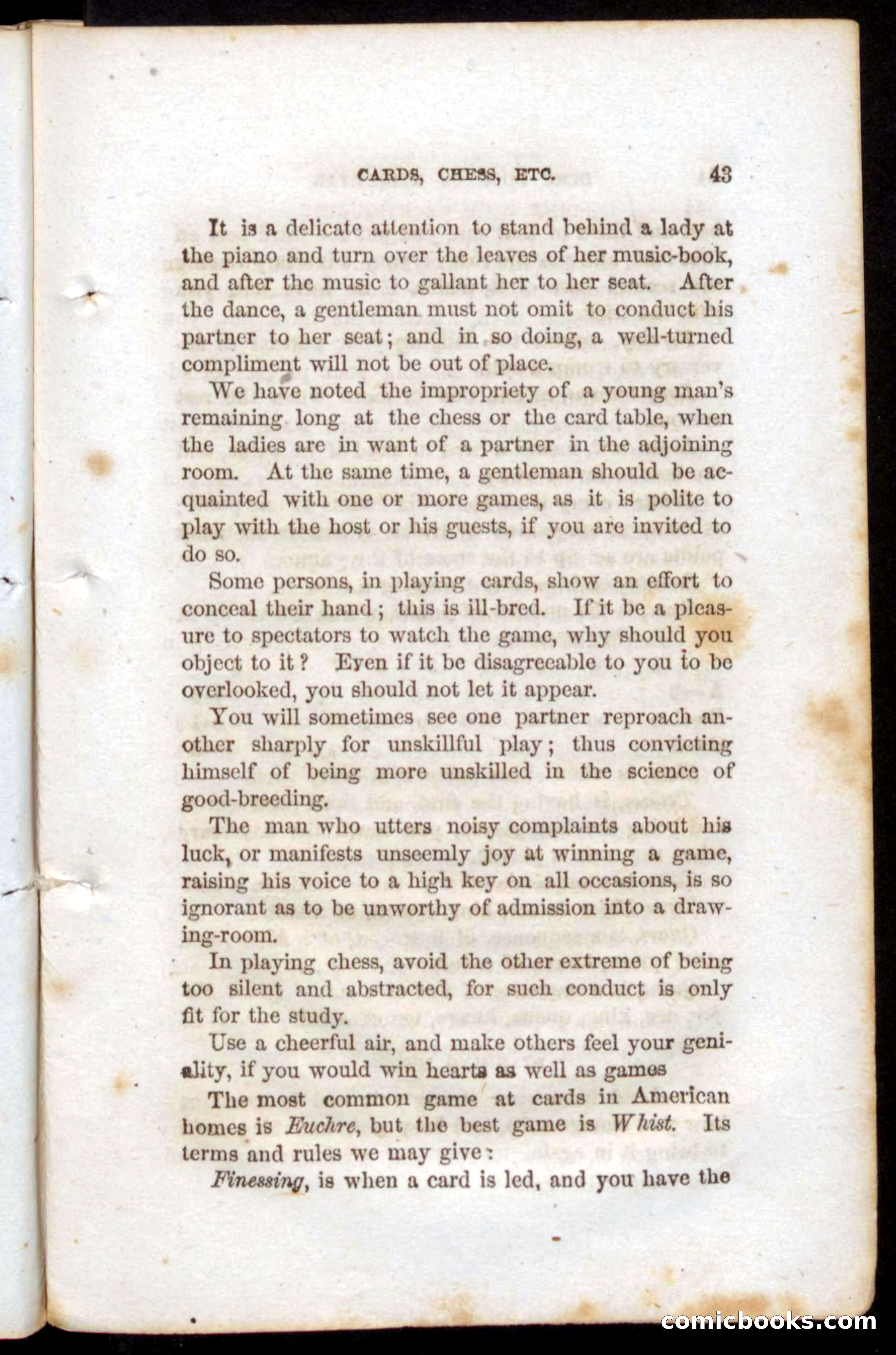 Beadle's Dime Book of Etiquette — page 41 of 72