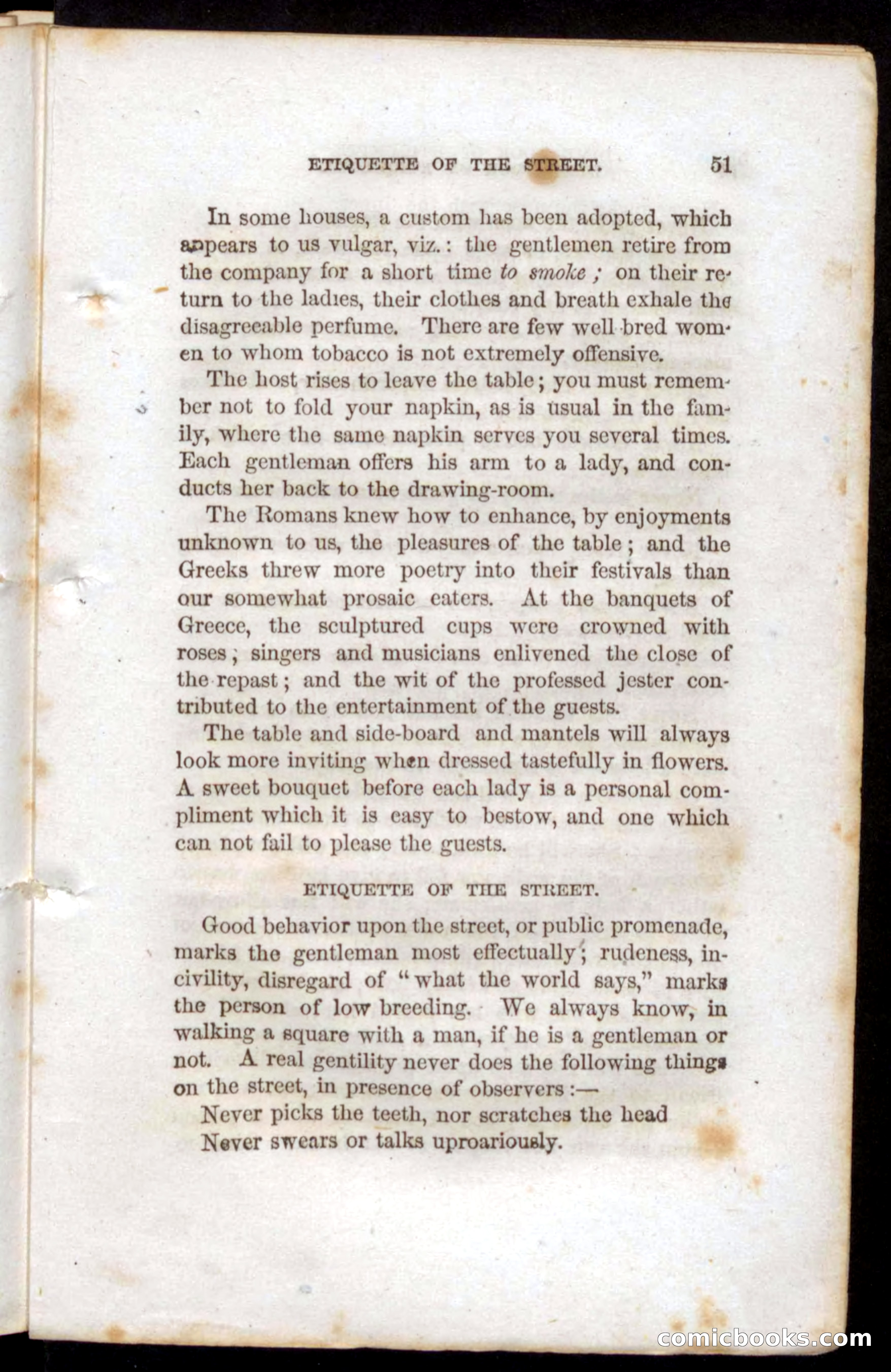 Beadle's Dime Book of Etiquette — page 49 of 72
