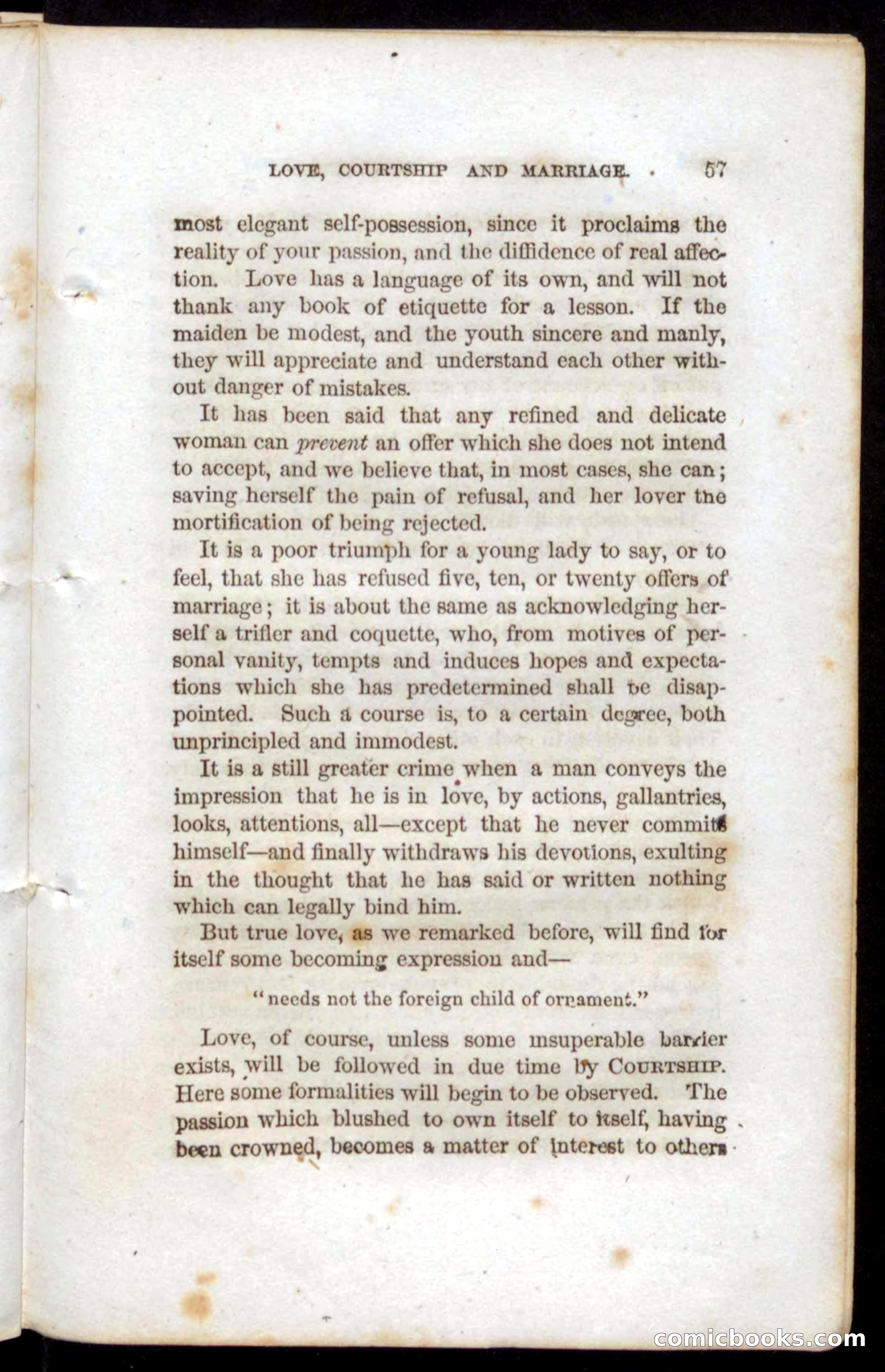 Beadle's Dime Book of Etiquette — page 55 of 72