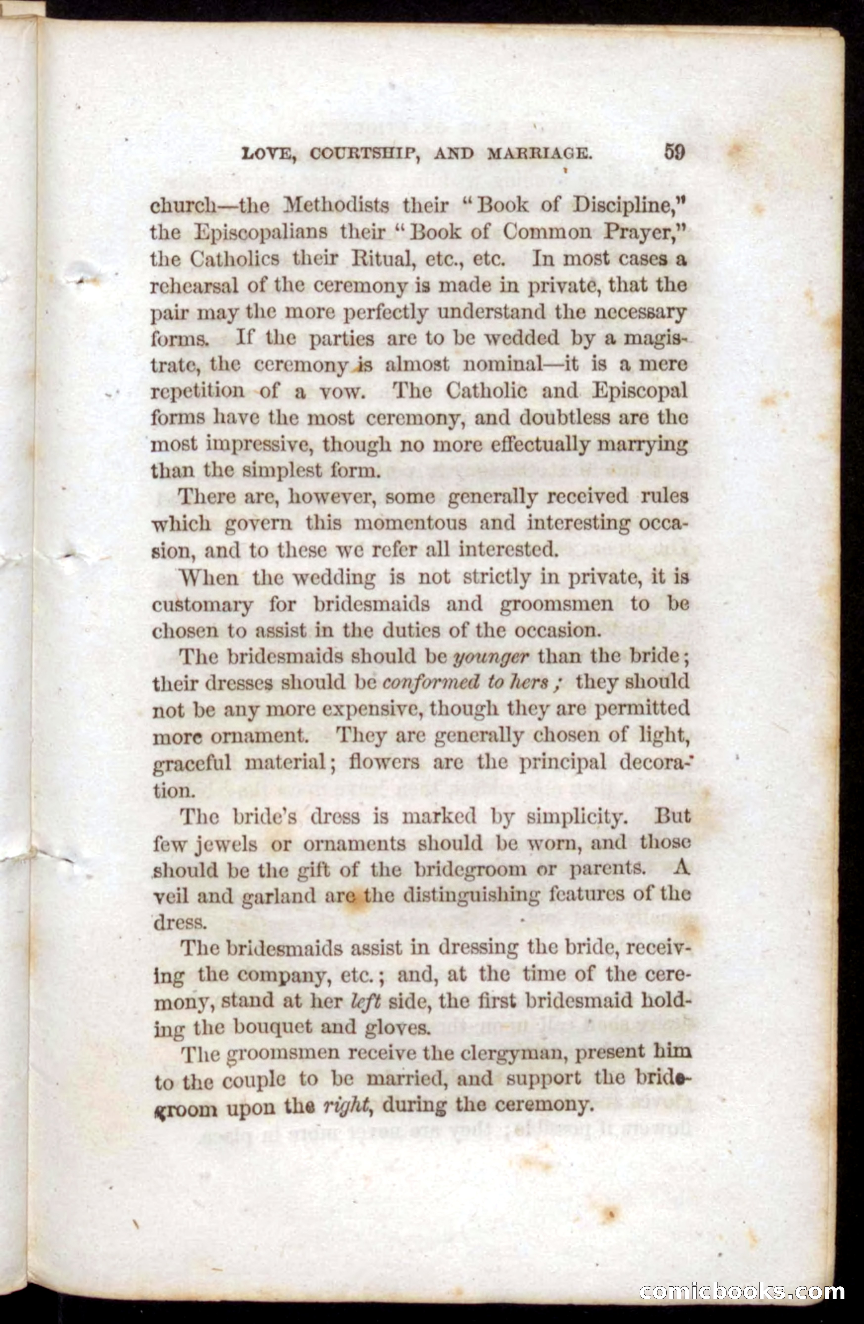 Beadle's Dime Book of Etiquette — page 57 of 72