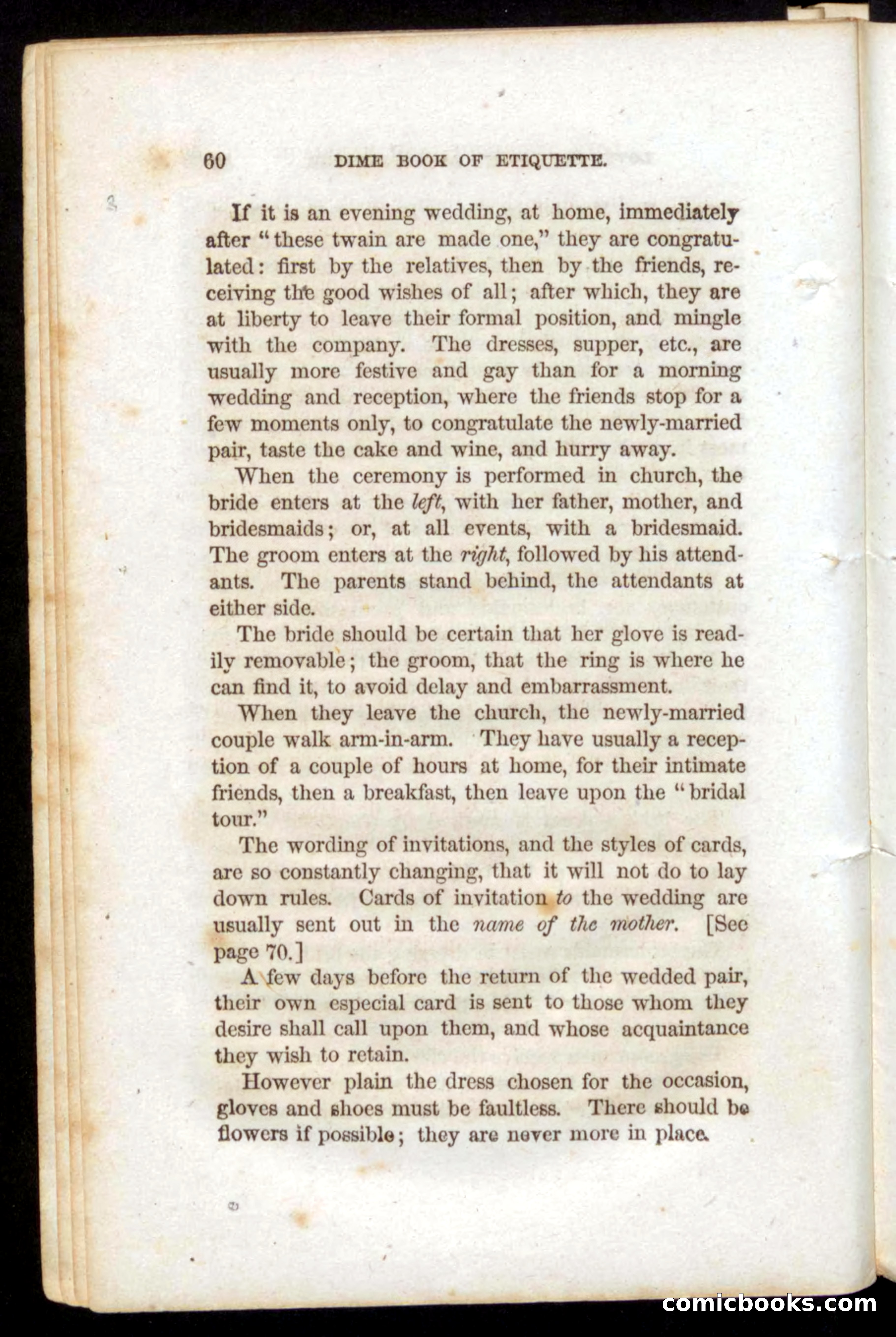 Beadle's Dime Book of Etiquette — page 58 of 72