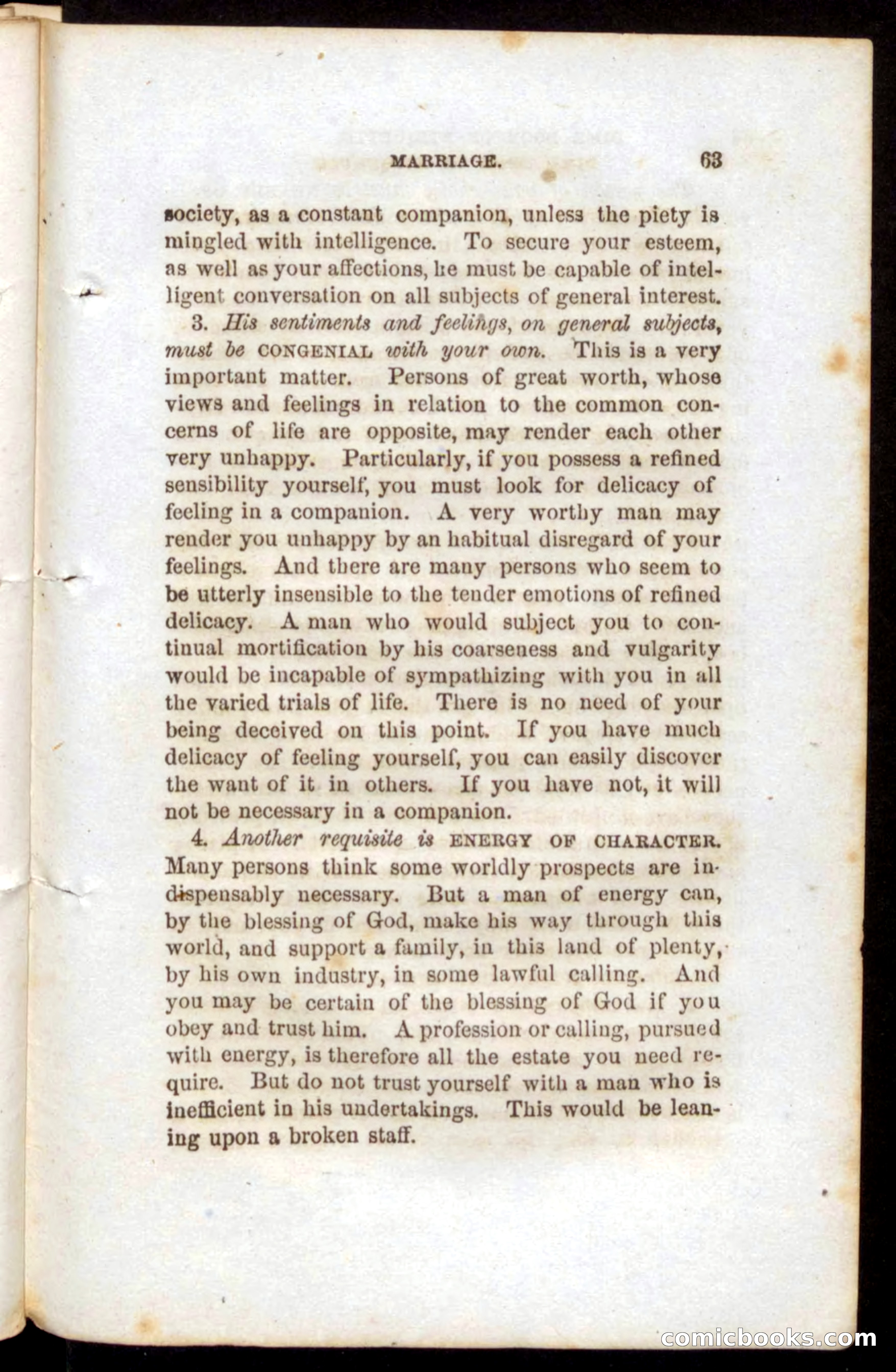 Beadle's Dime Book of Etiquette — page 61 of 72