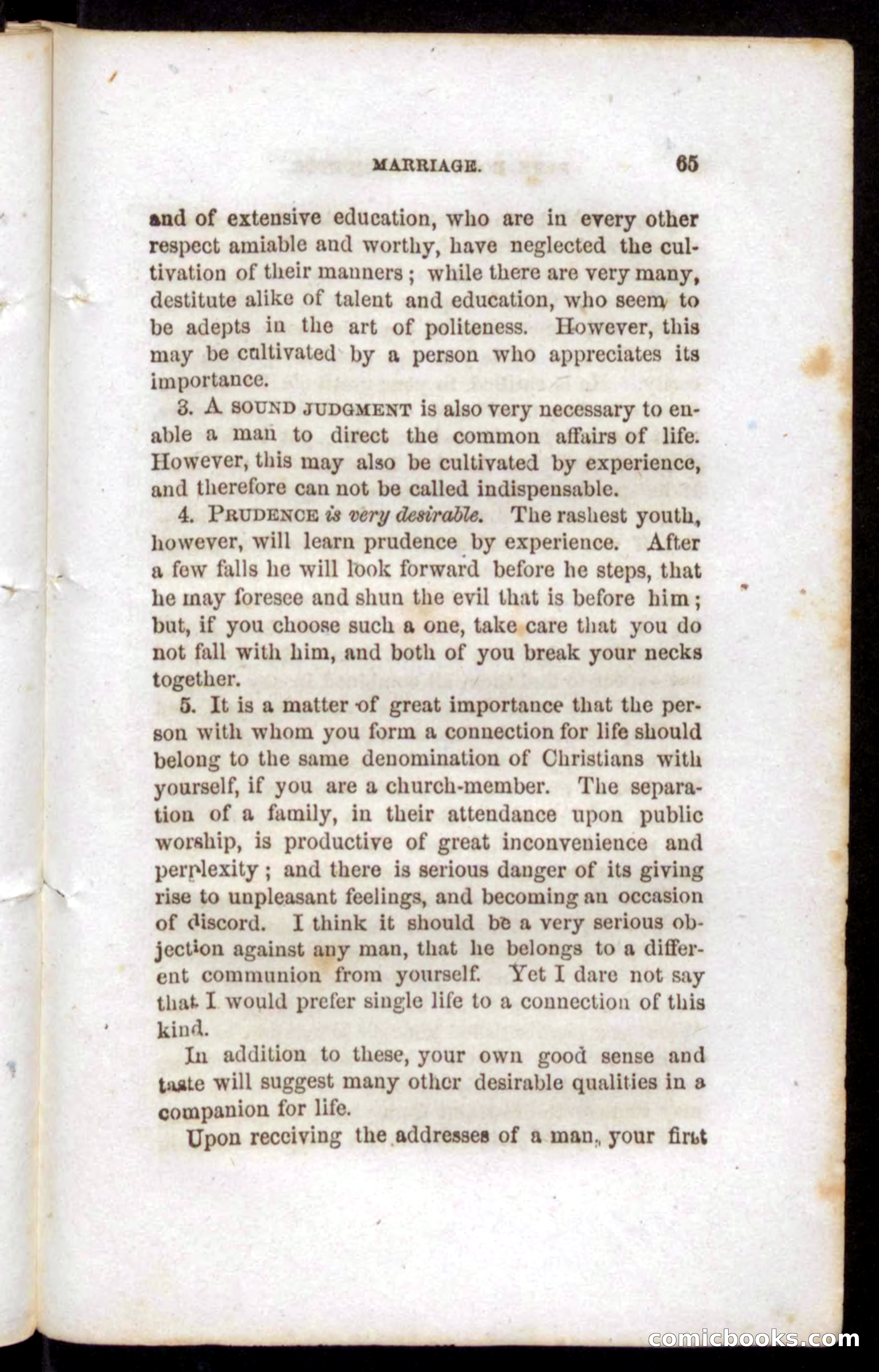 Beadle's Dime Book of Etiquette — page 63 of 72