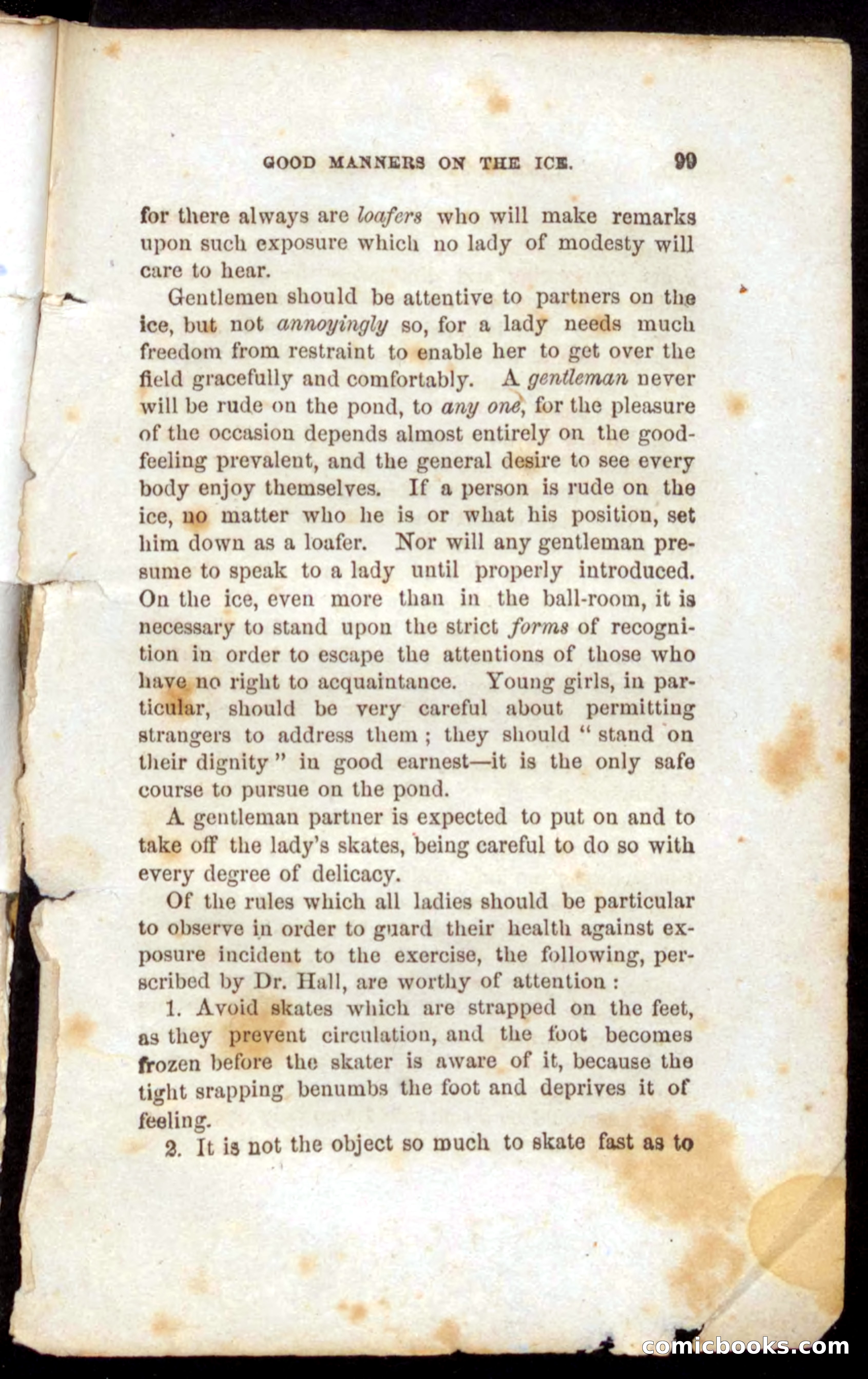 Beadle's Dime Book of Etiquette — page 69 of 72