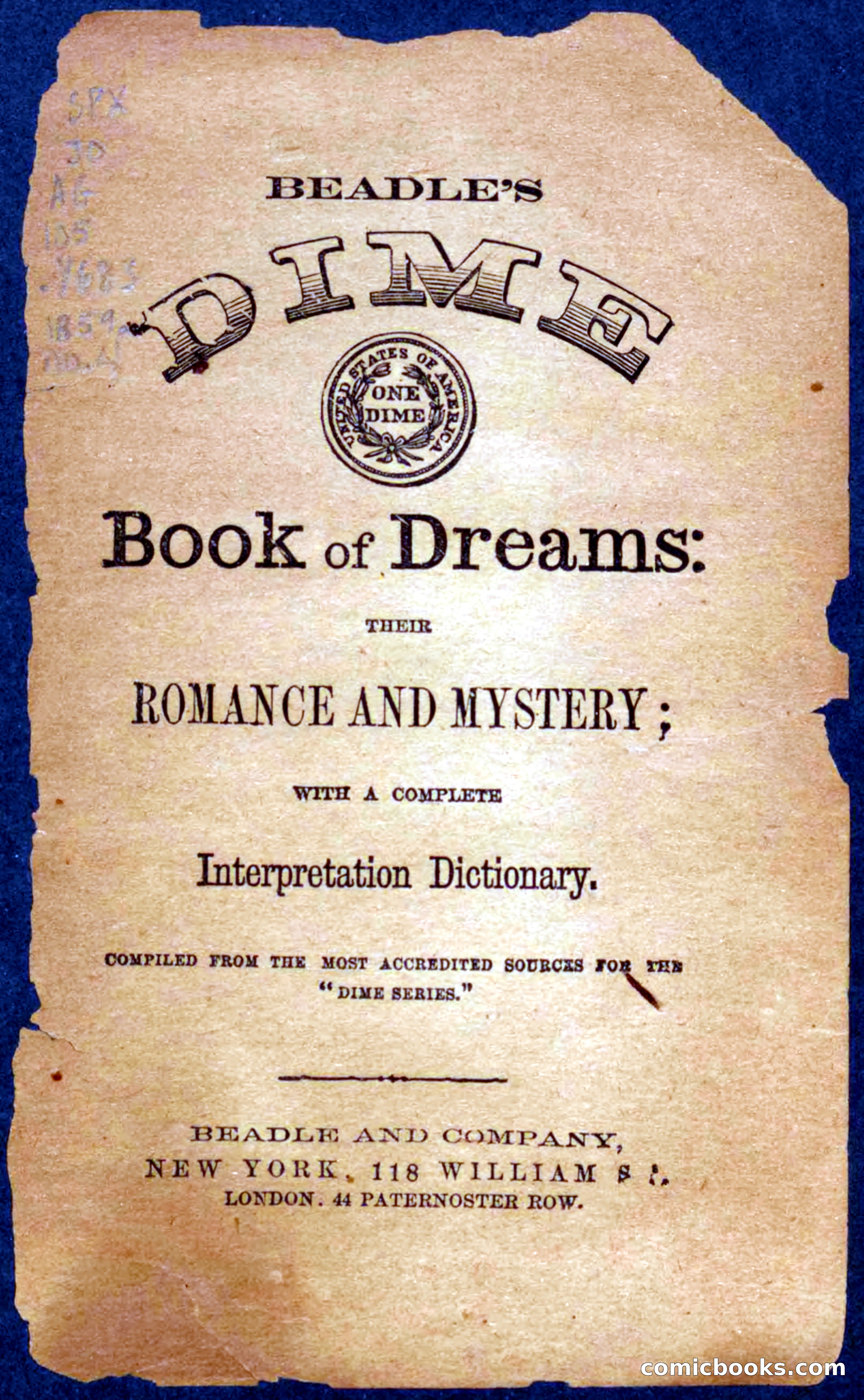 Beadle's Dime Book of Dreams — page 3 of 86