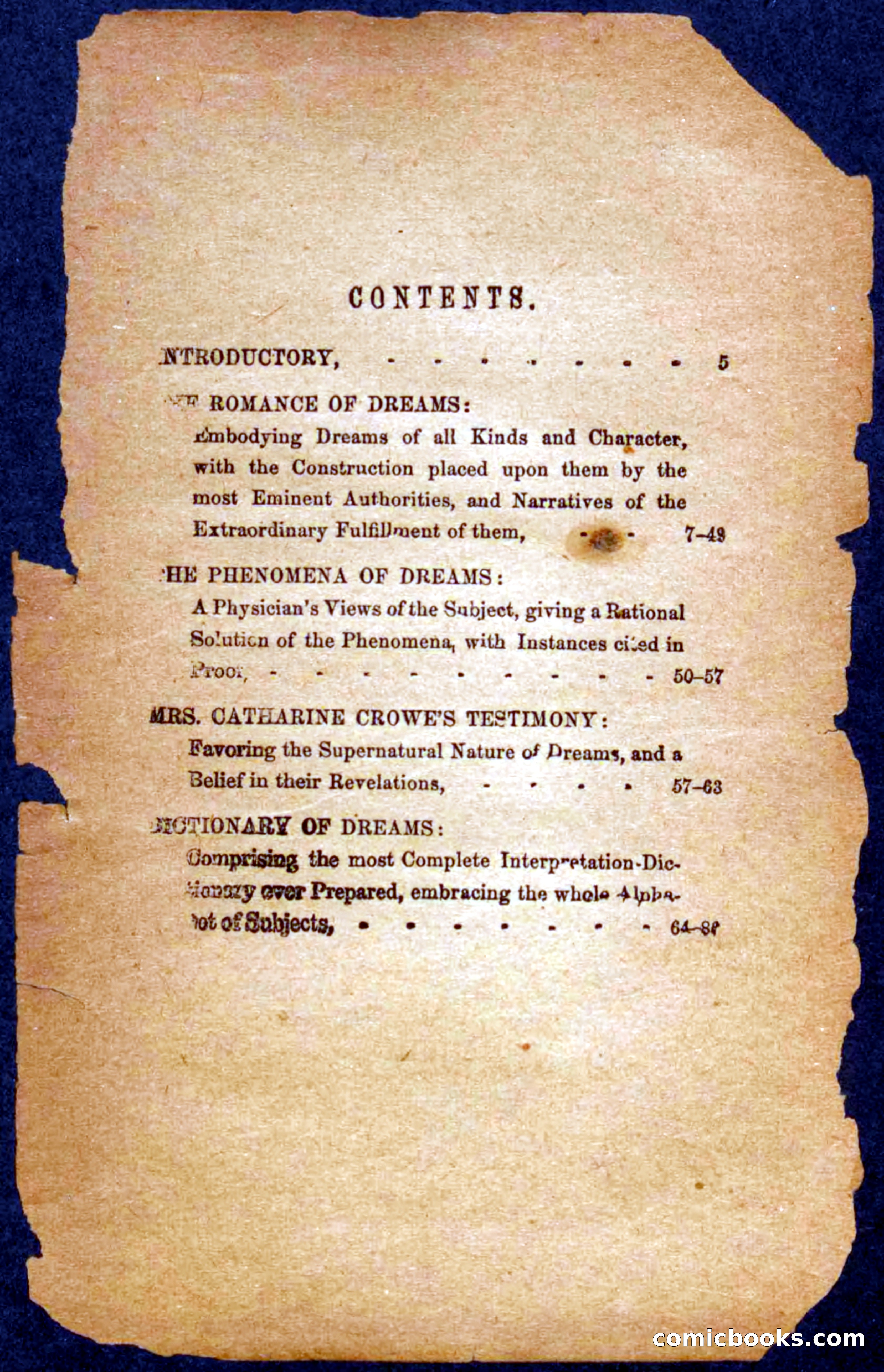 Beadle's Dime Book of Dreams — page 5 of 86