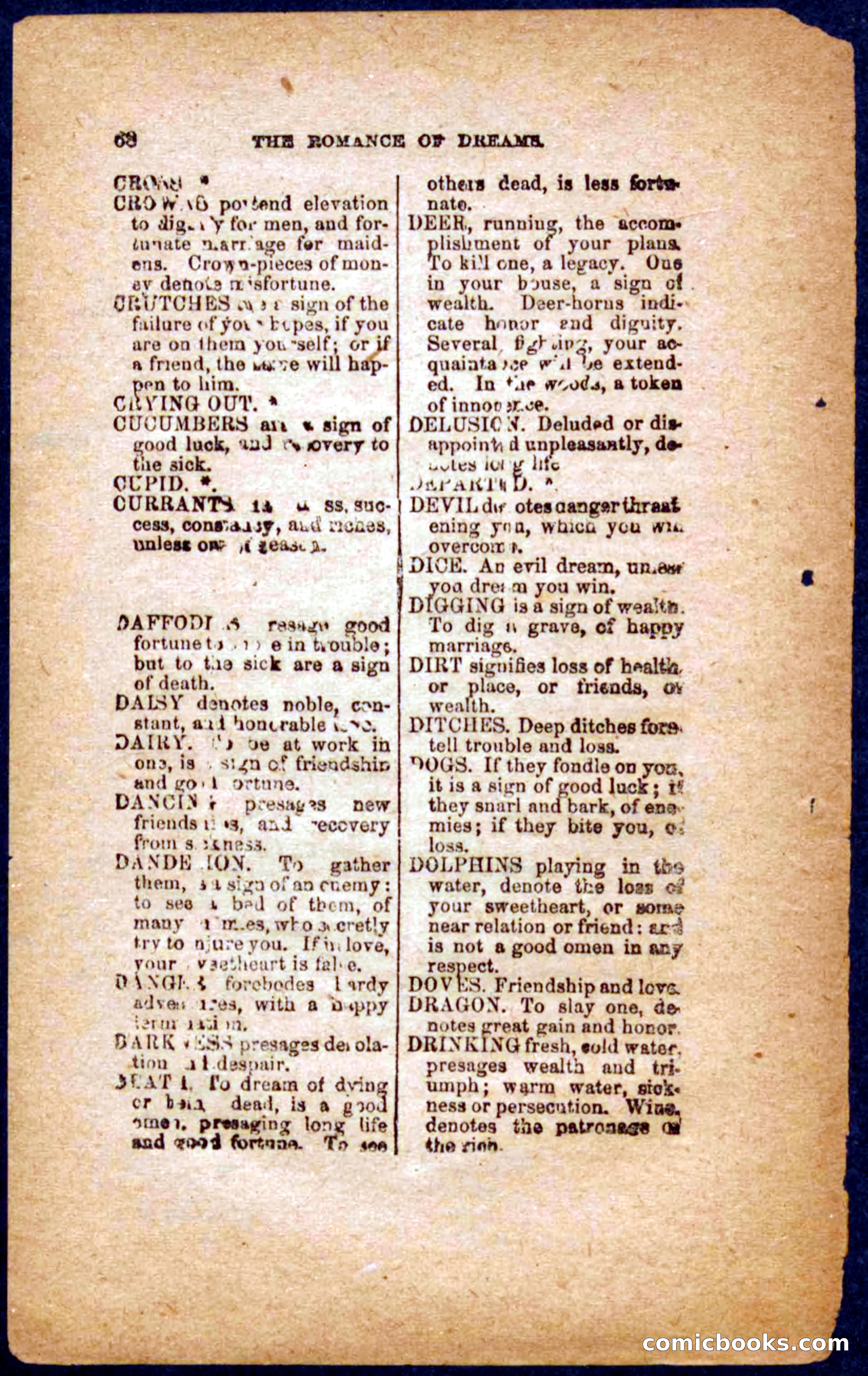Beadle's Dime Book of Dreams — page 70 of 86