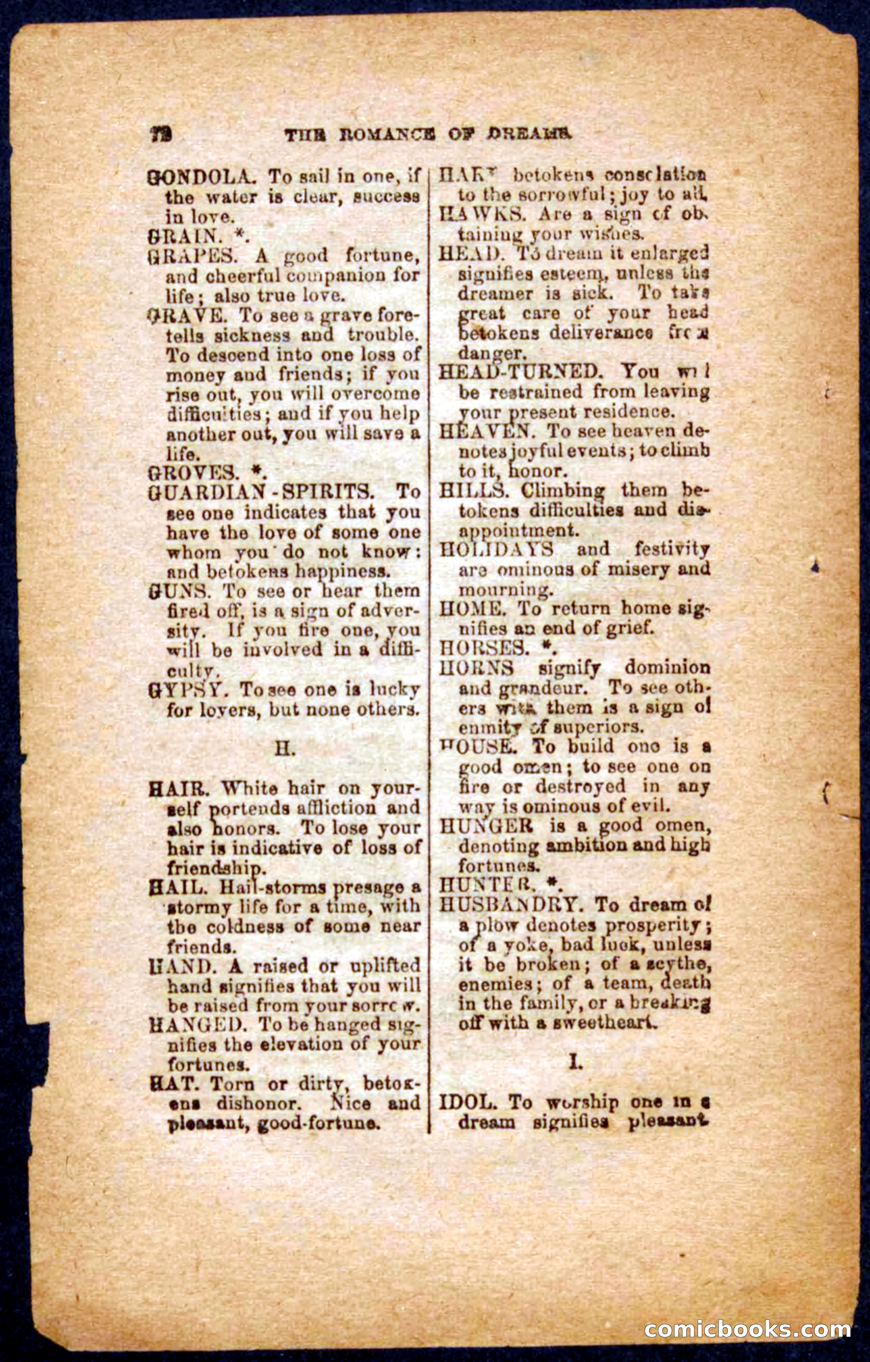 Beadle's Dime Book of Dreams — page 74 of 86