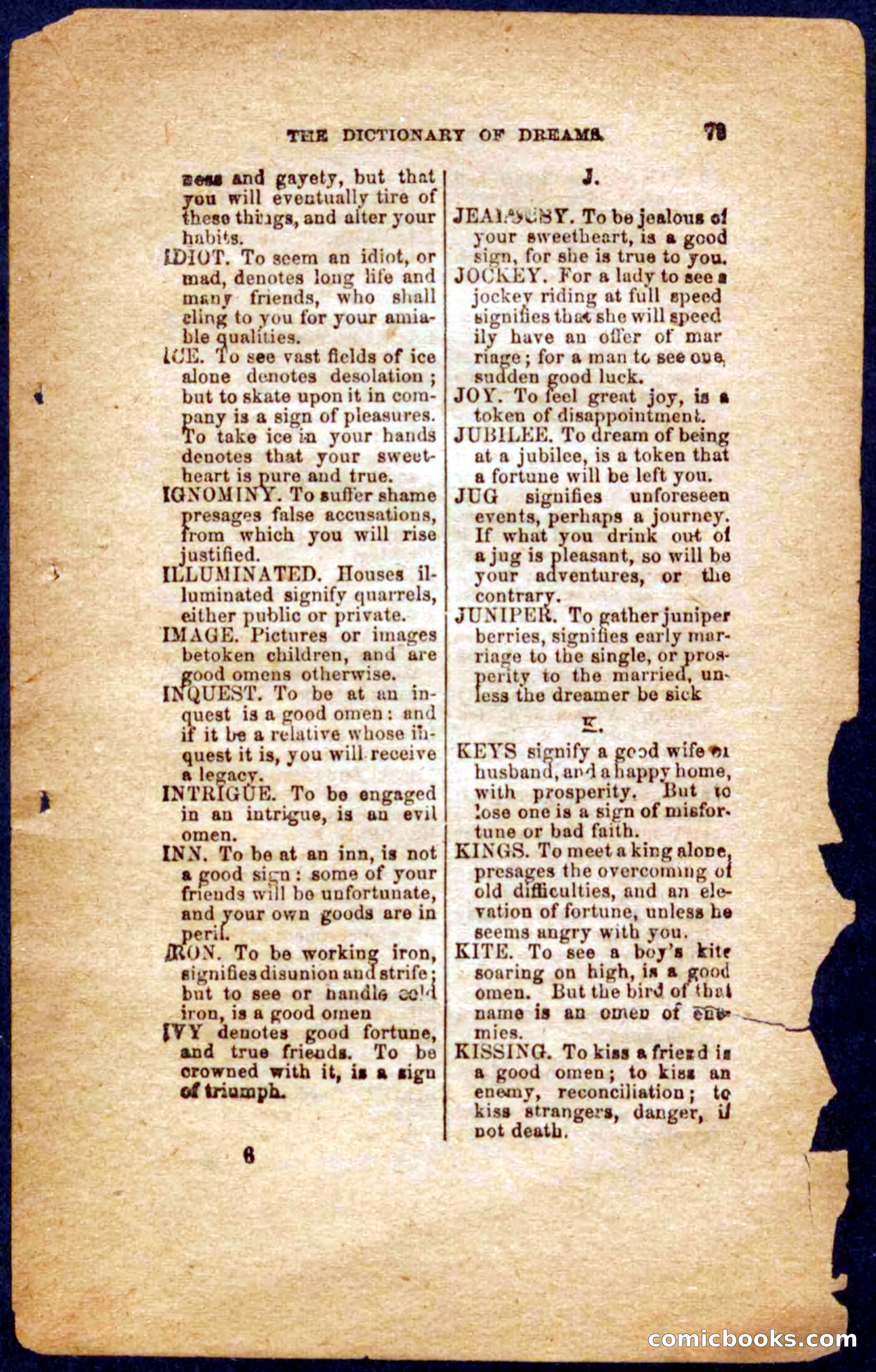 Beadle's Dime Book of Dreams — page 75 of 86