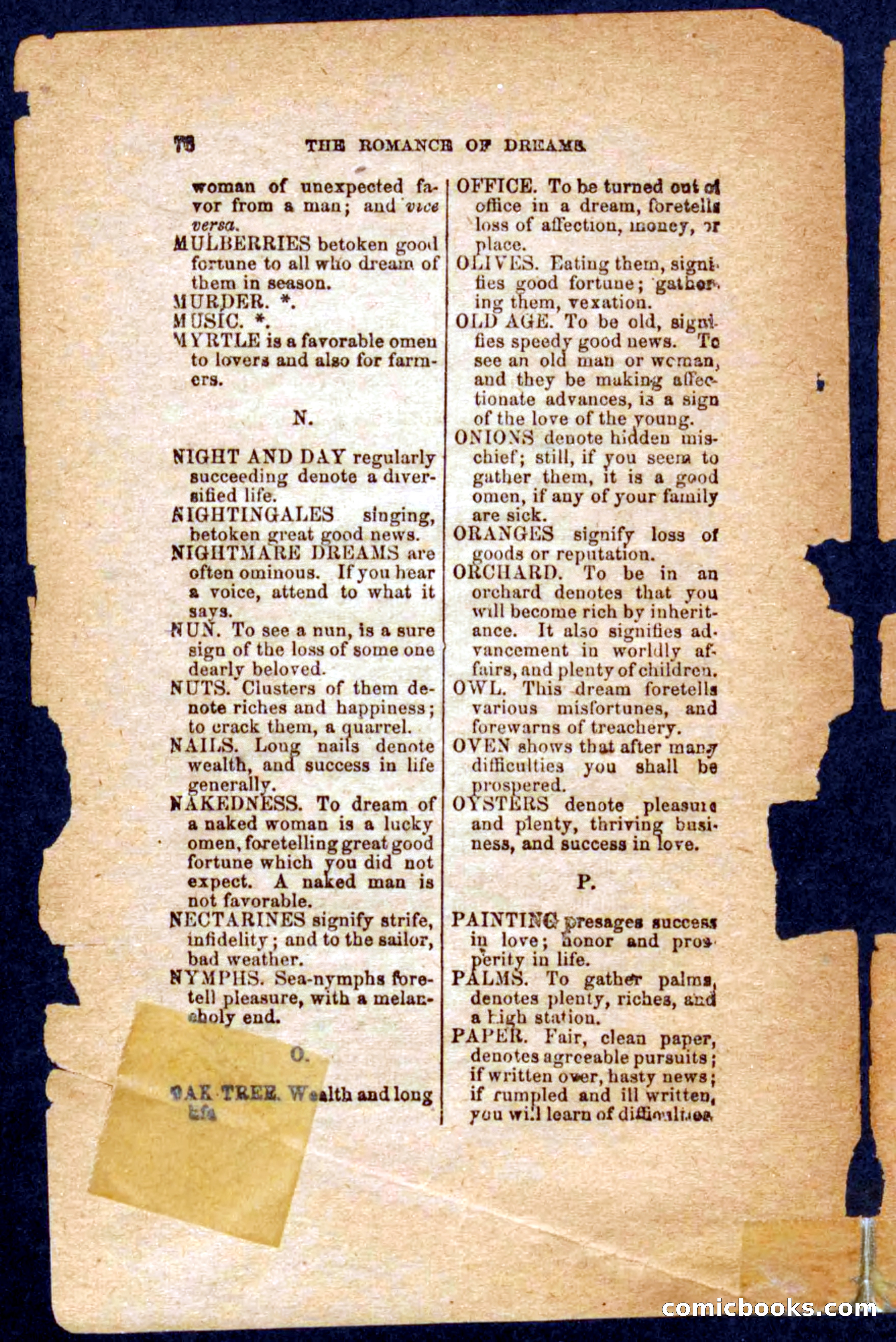 Beadle's Dime Book of Dreams — page 78 of 86