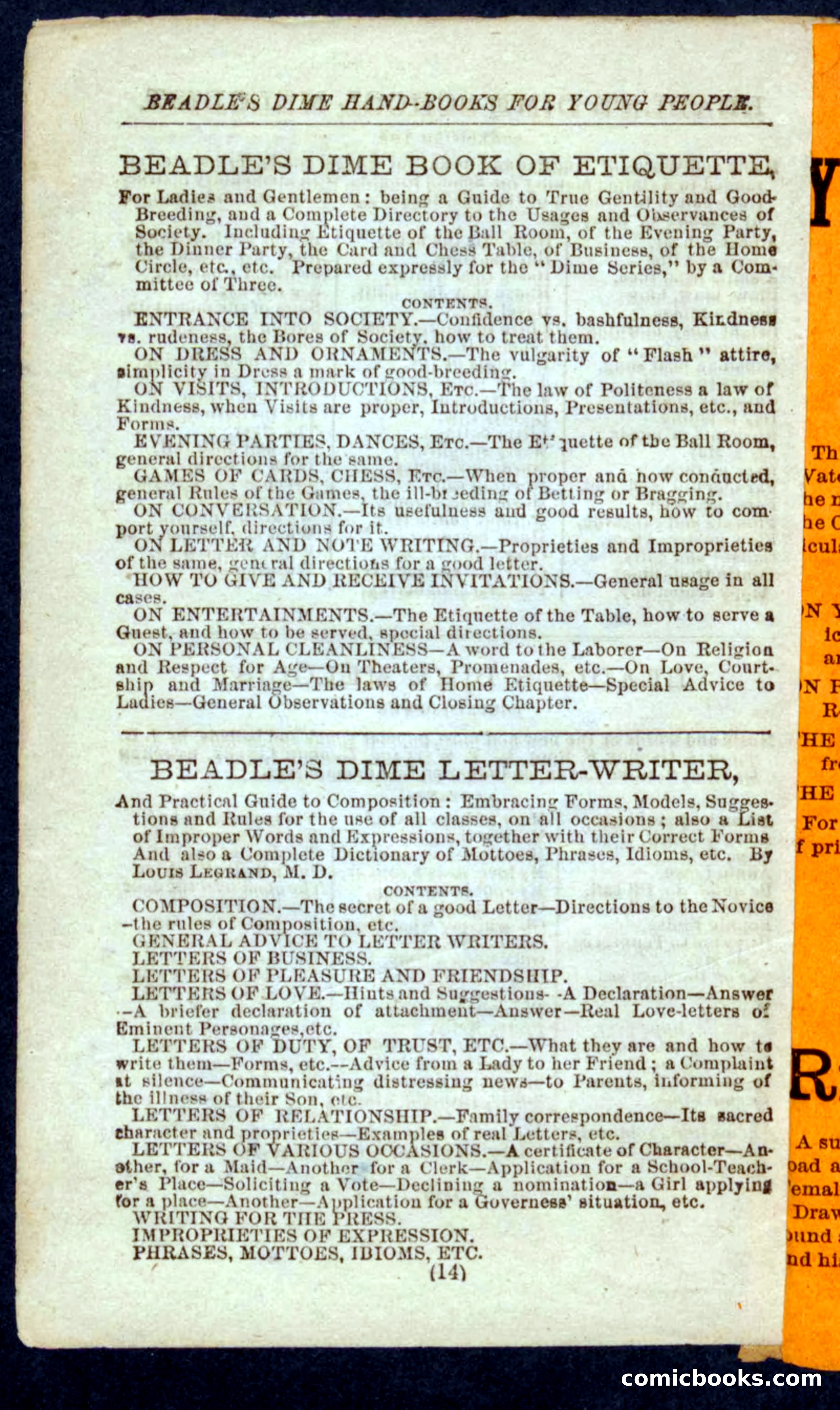Beadle's Dime Book of Dreams — page 84 of 86