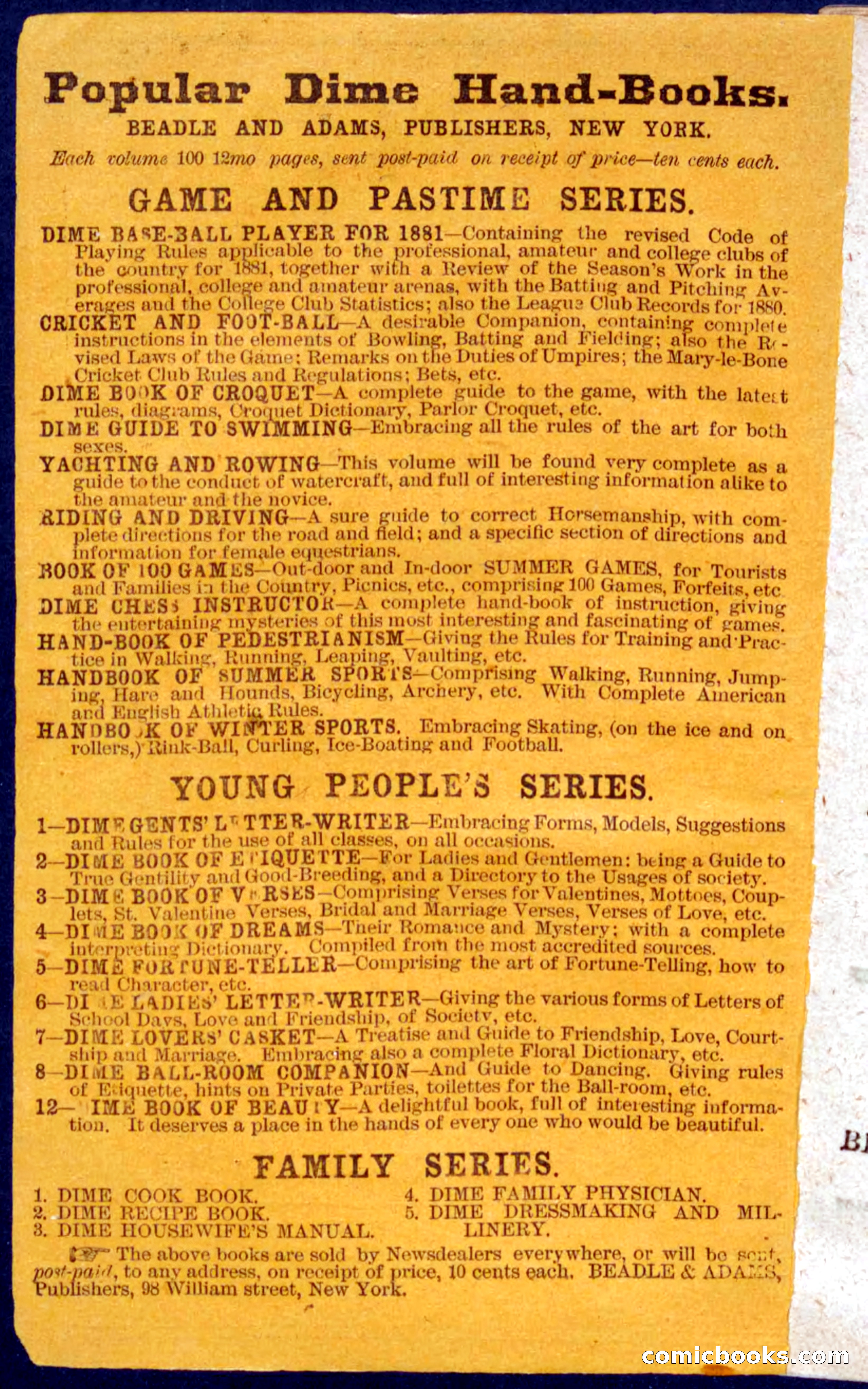 Beadle's Dime Cricket and Foot-Ball — page 2 of 52