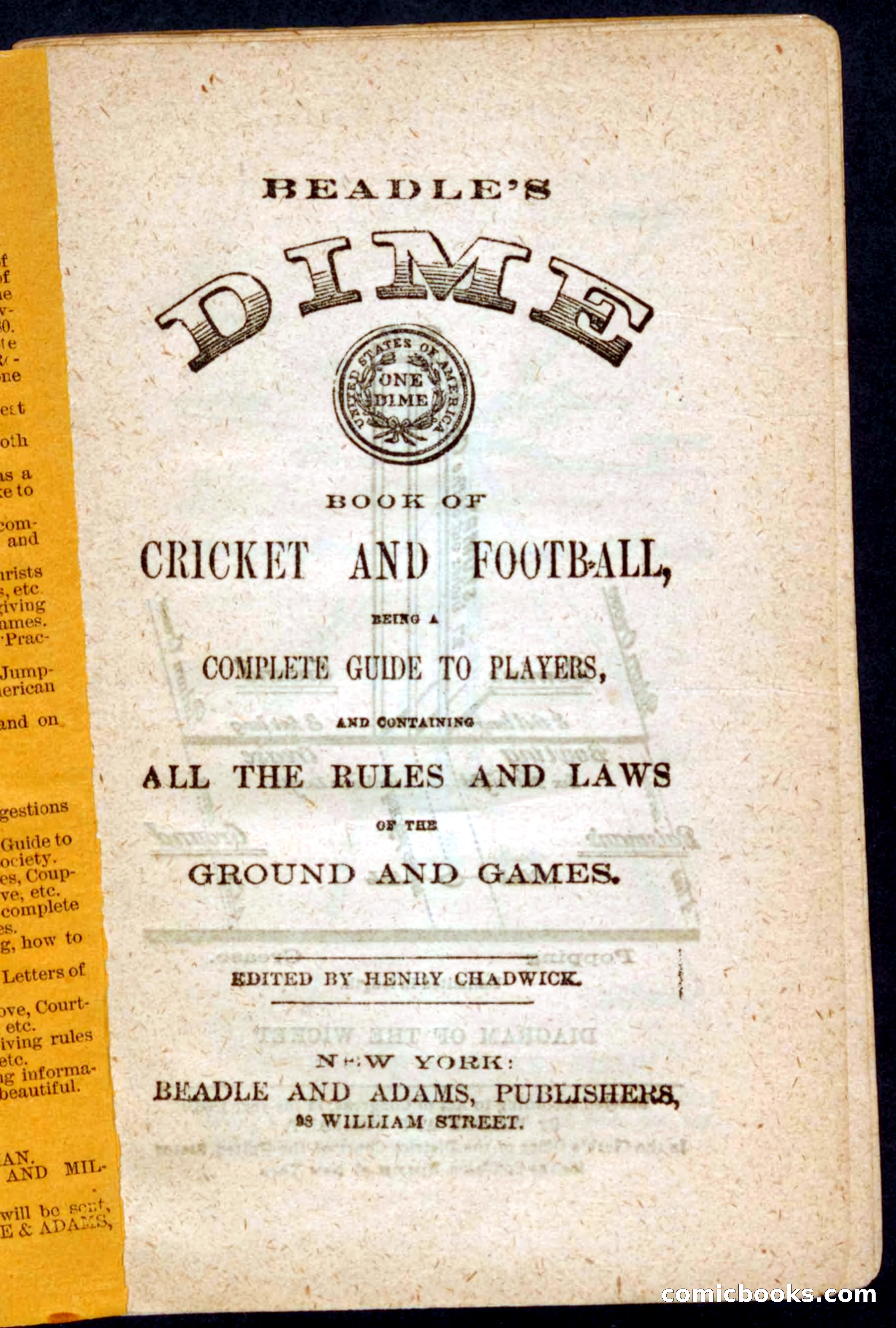 Beadle's Dime Cricket and Foot-Ball — page 3 of 52