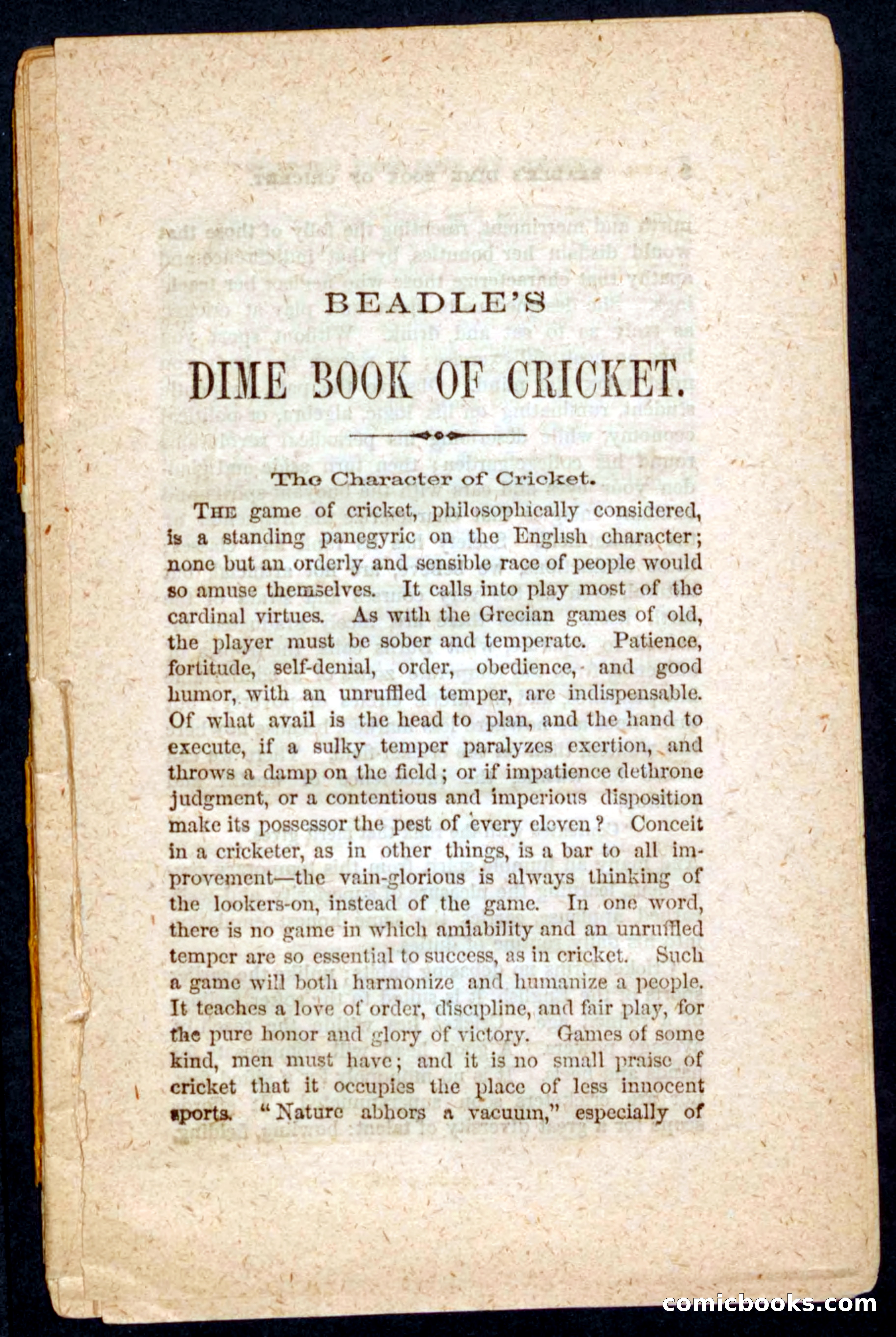 Beadle's Dime Cricket and Foot-Ball — page 7 of 52
