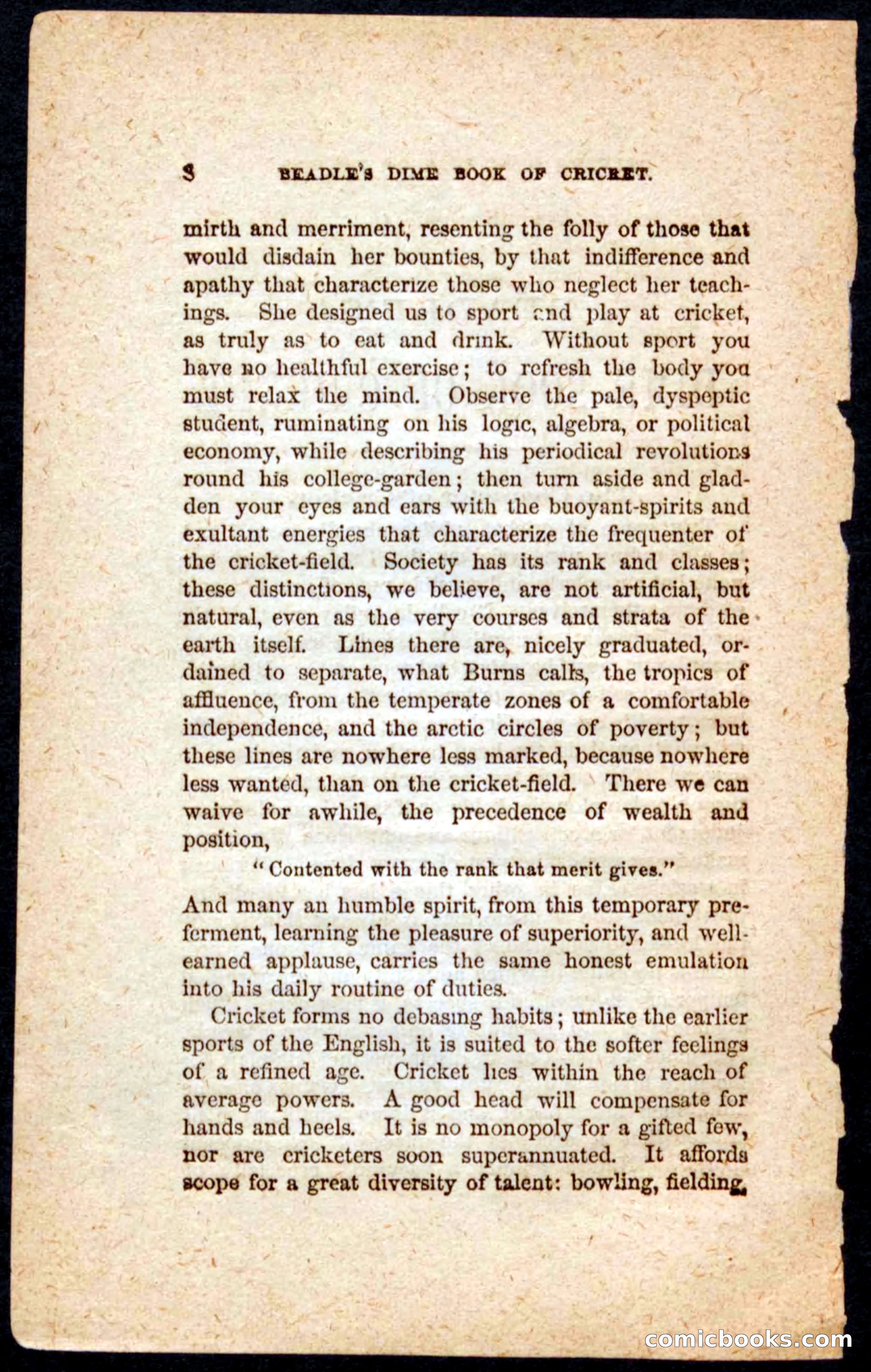 Beadle's Dime Cricket and Foot-Ball — page 8 of 52