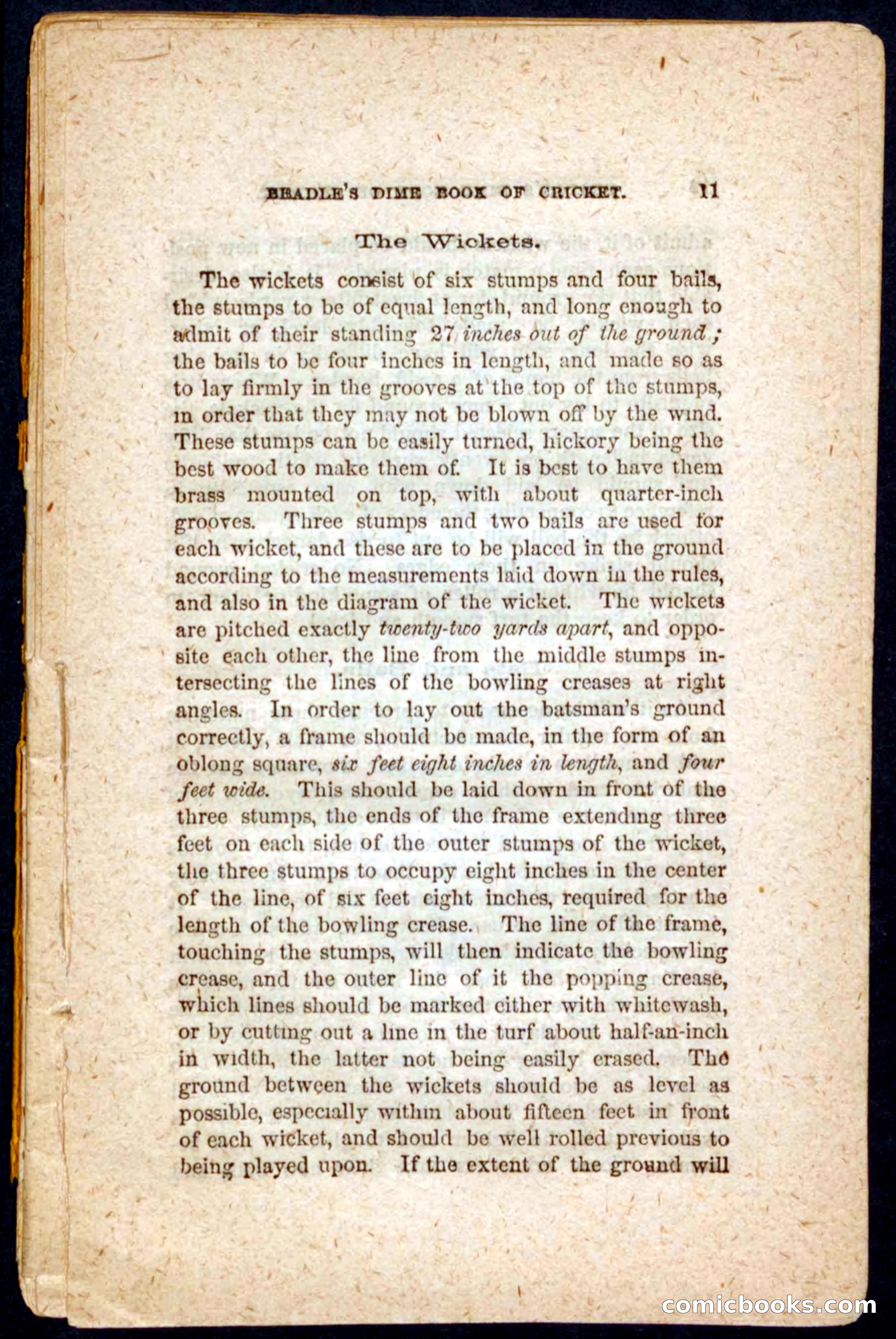 Beadle's Dime Cricket and Foot-Ball — page 11 of 52