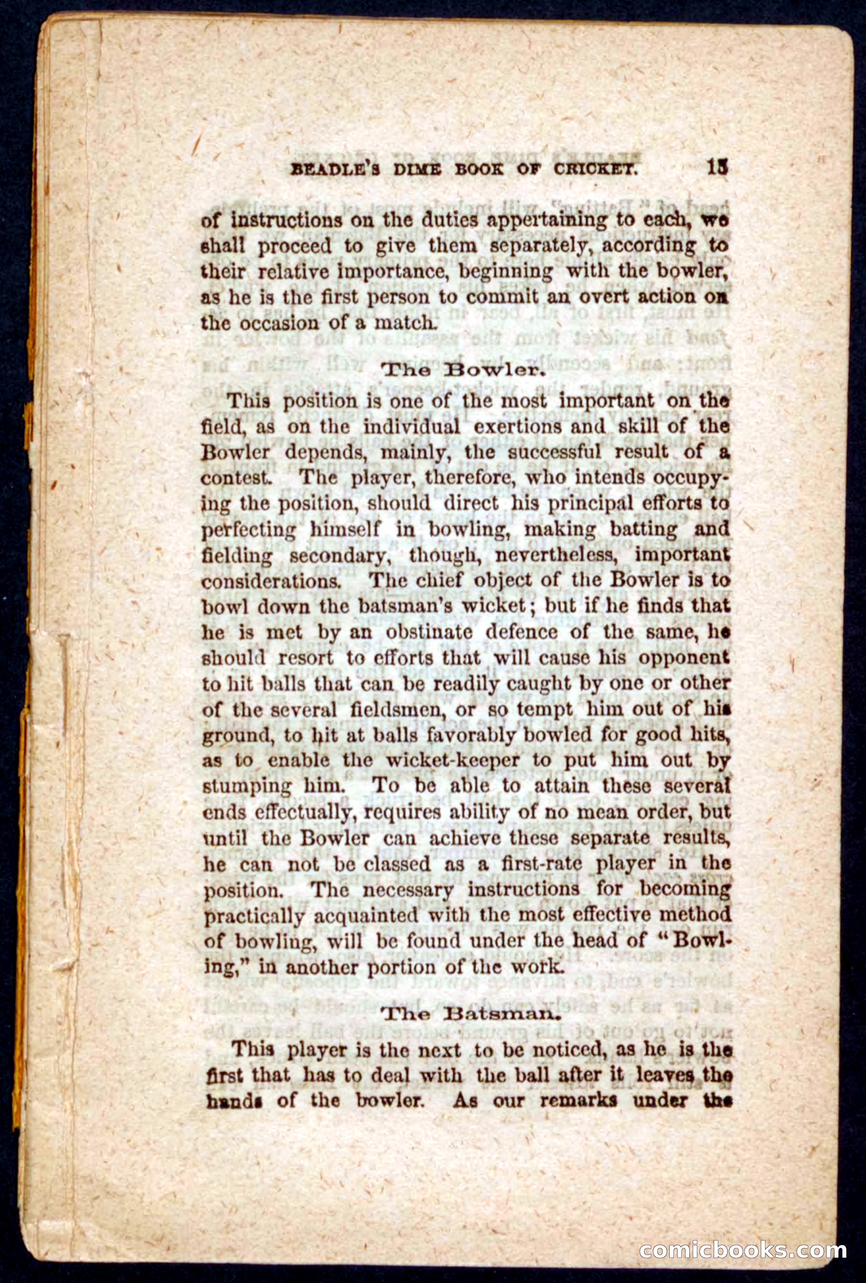 Beadle's Dime Cricket and Foot-Ball — page 15 of 52