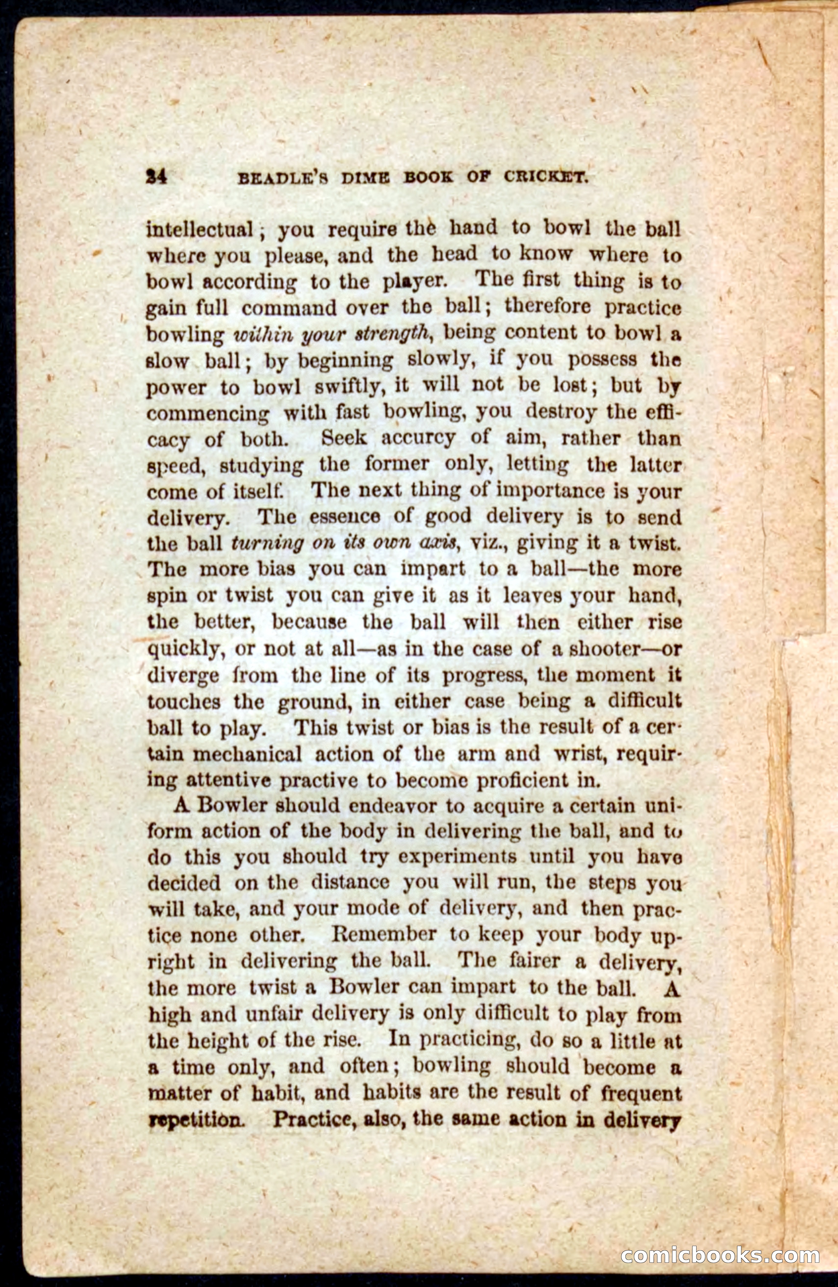 Beadle's Dime Cricket and Foot-Ball — page 24 of 52