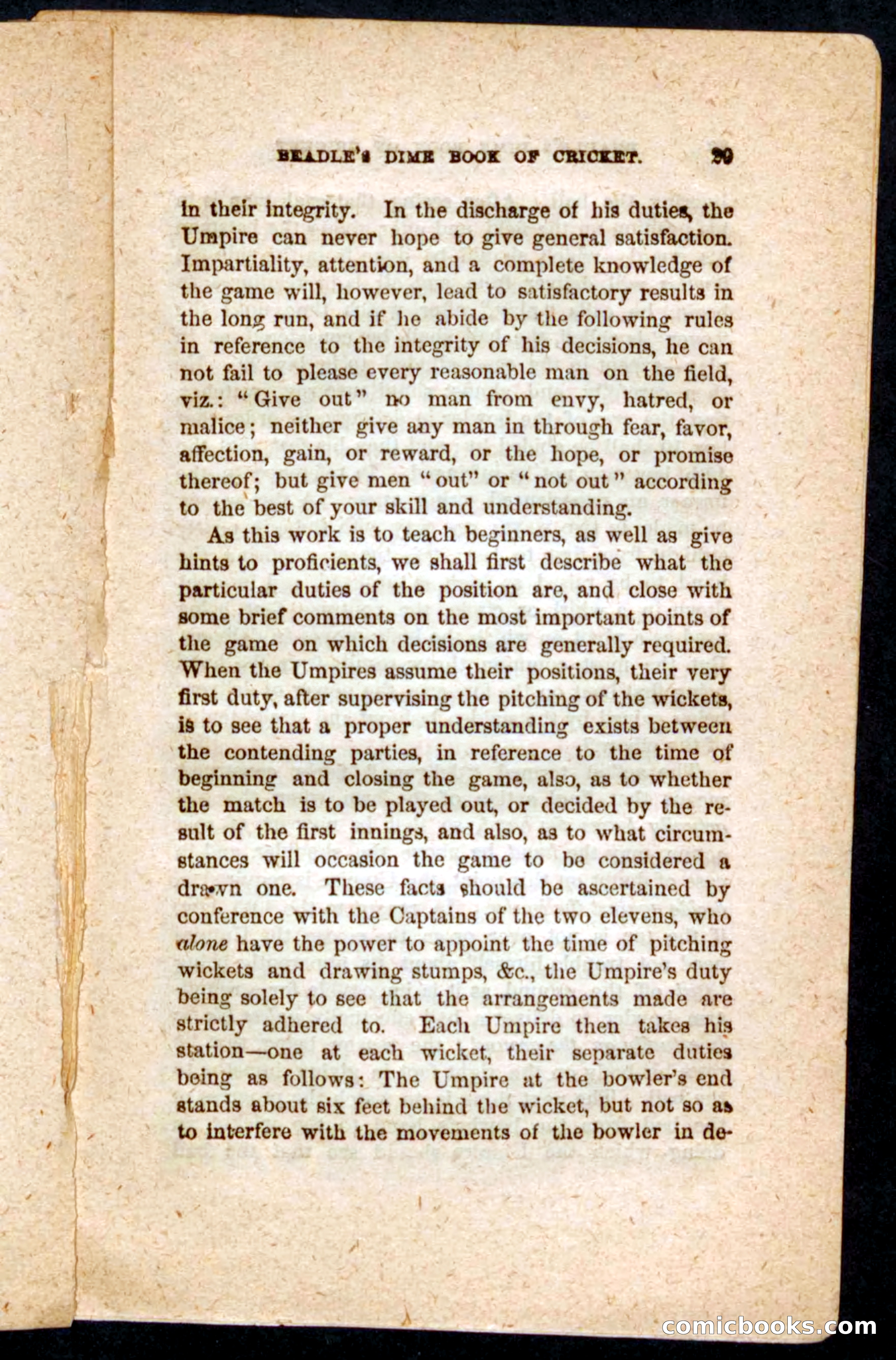 Beadle's Dime Cricket and Foot-Ball — page 29 of 52