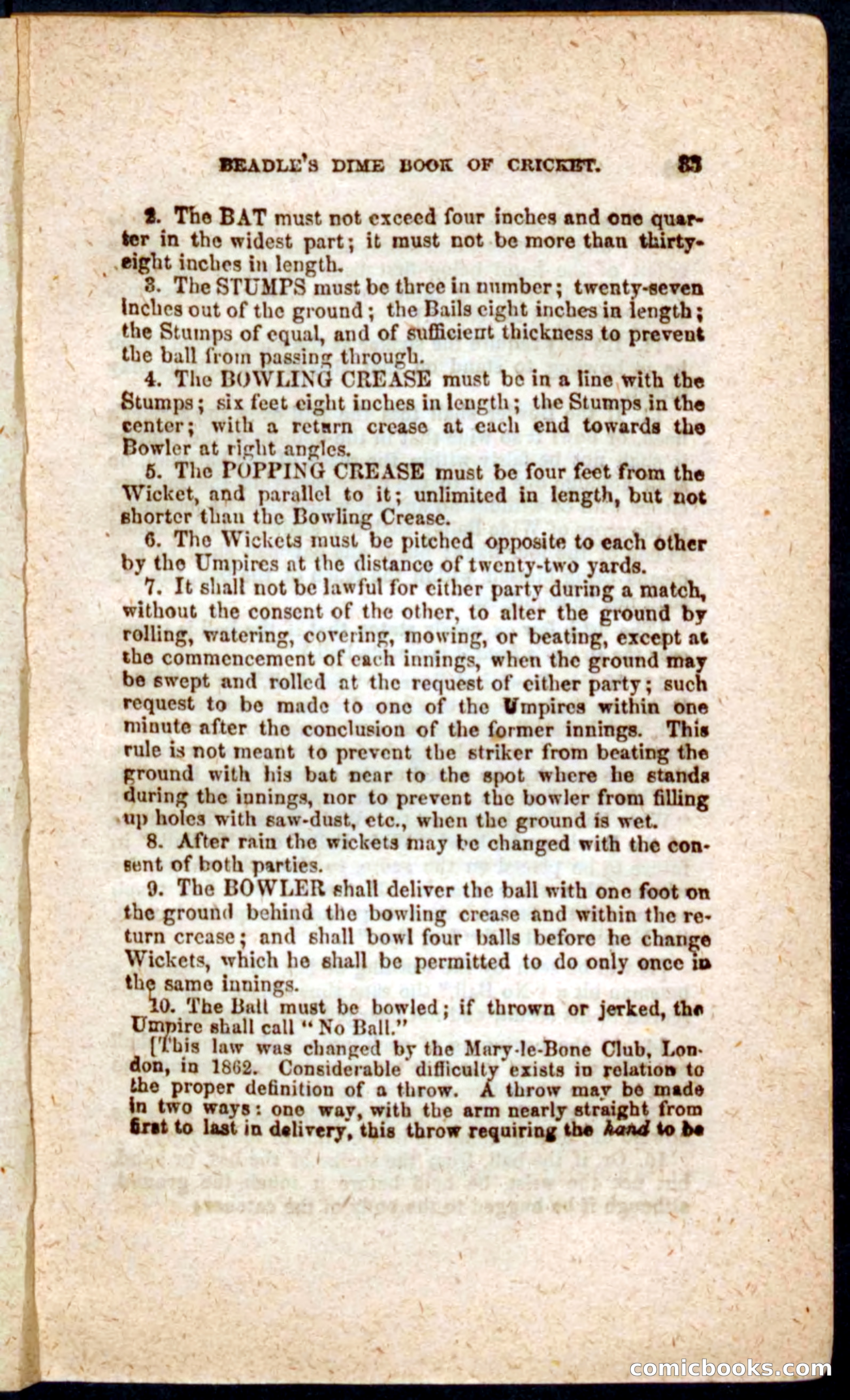 Beadle's Dime Cricket and Foot-Ball — page 35 of 52