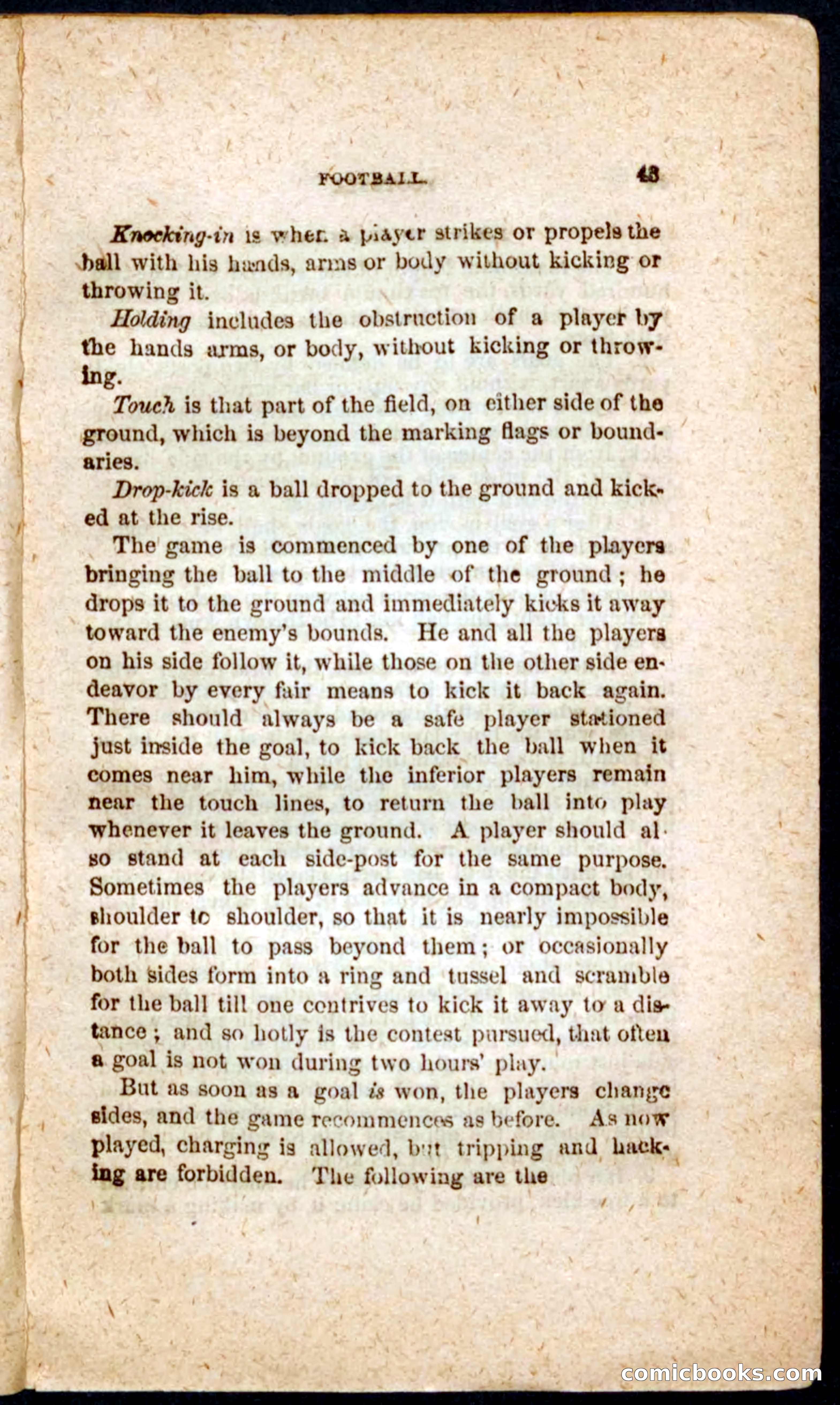 Beadle's Dime Cricket and Foot-Ball — page 43 of 52