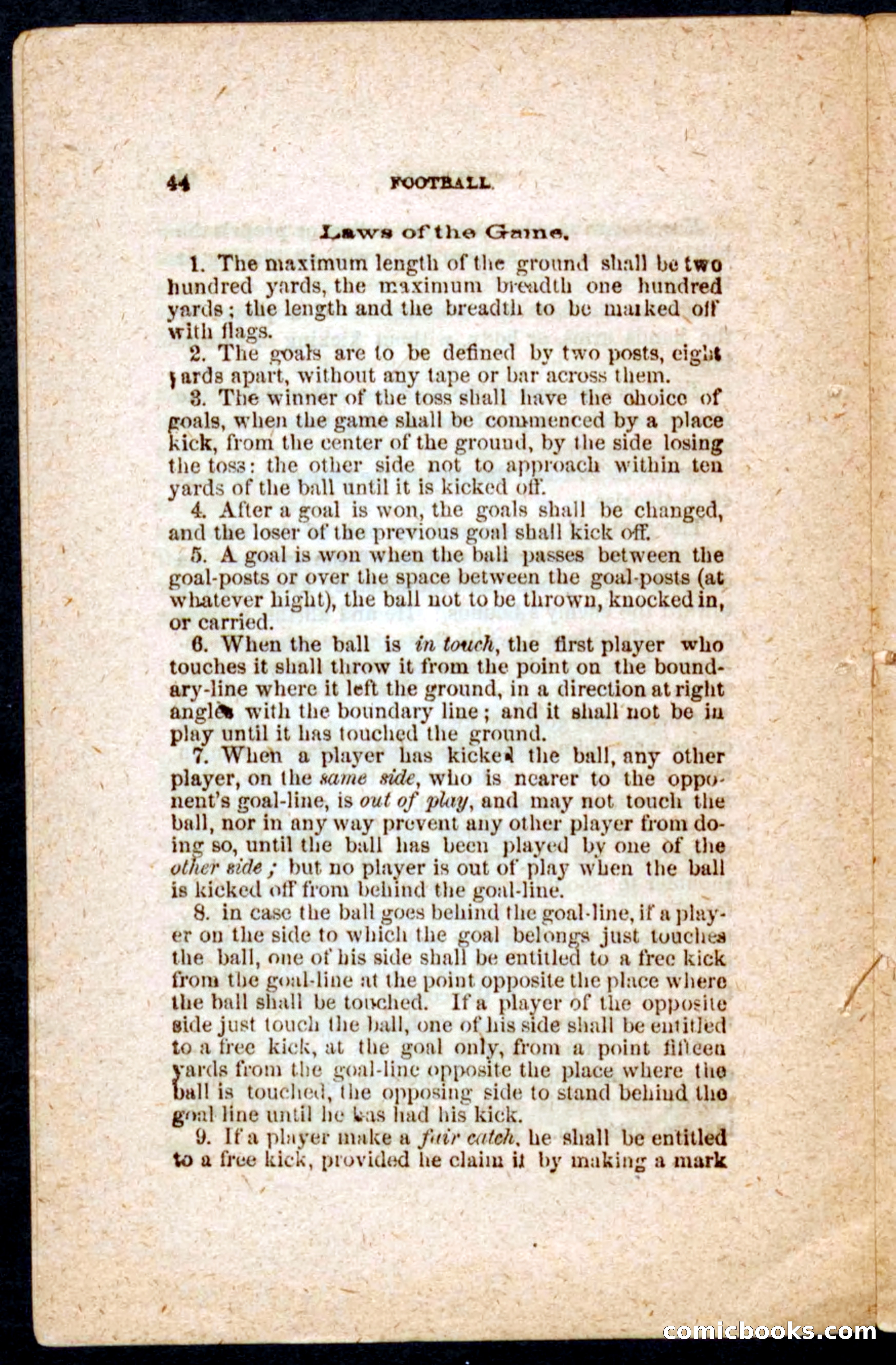 Beadle's Dime Cricket and Foot-Ball — page 44 of 52