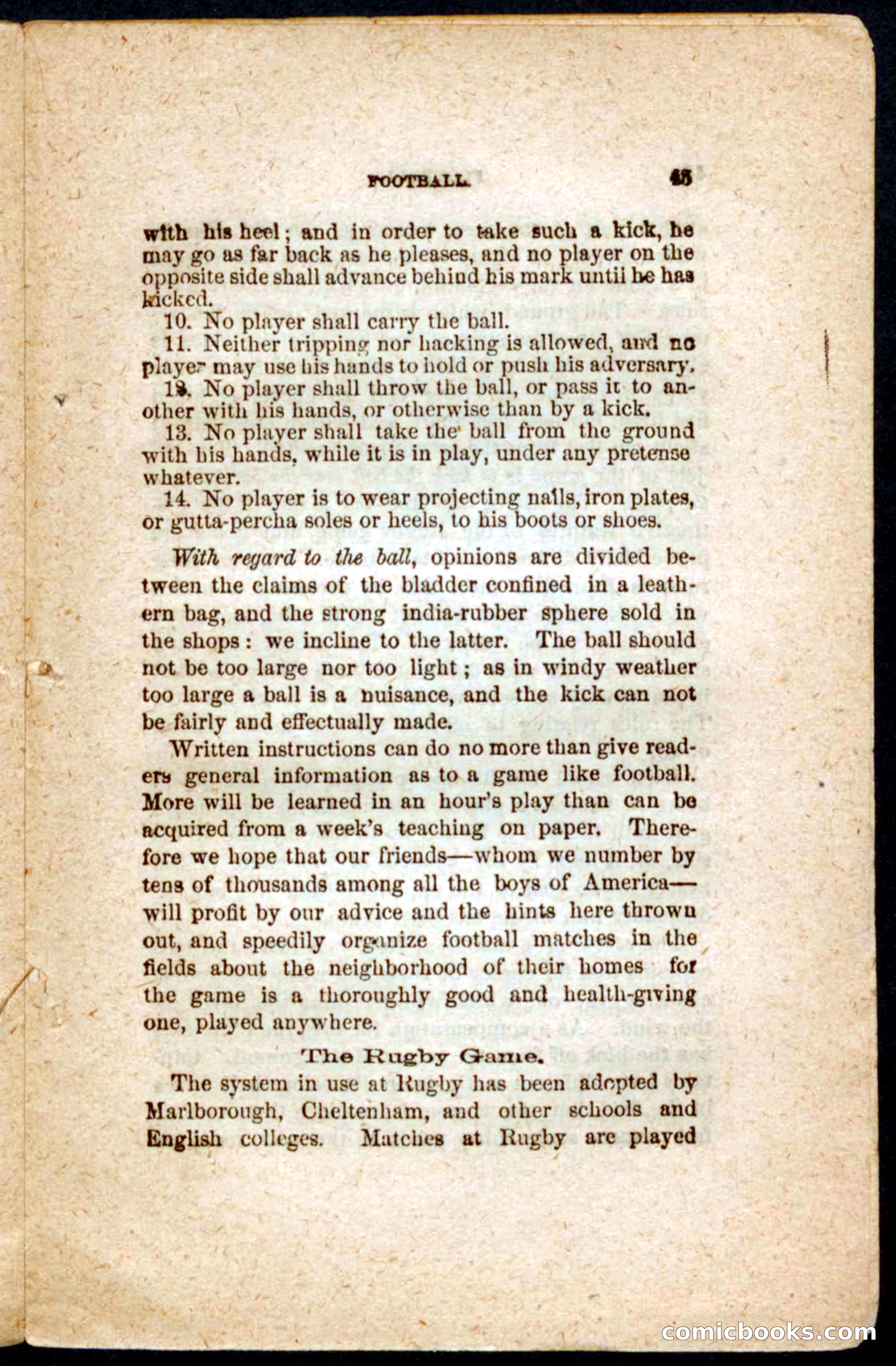 Beadle's Dime Cricket and Foot-Ball — page 45 of 52