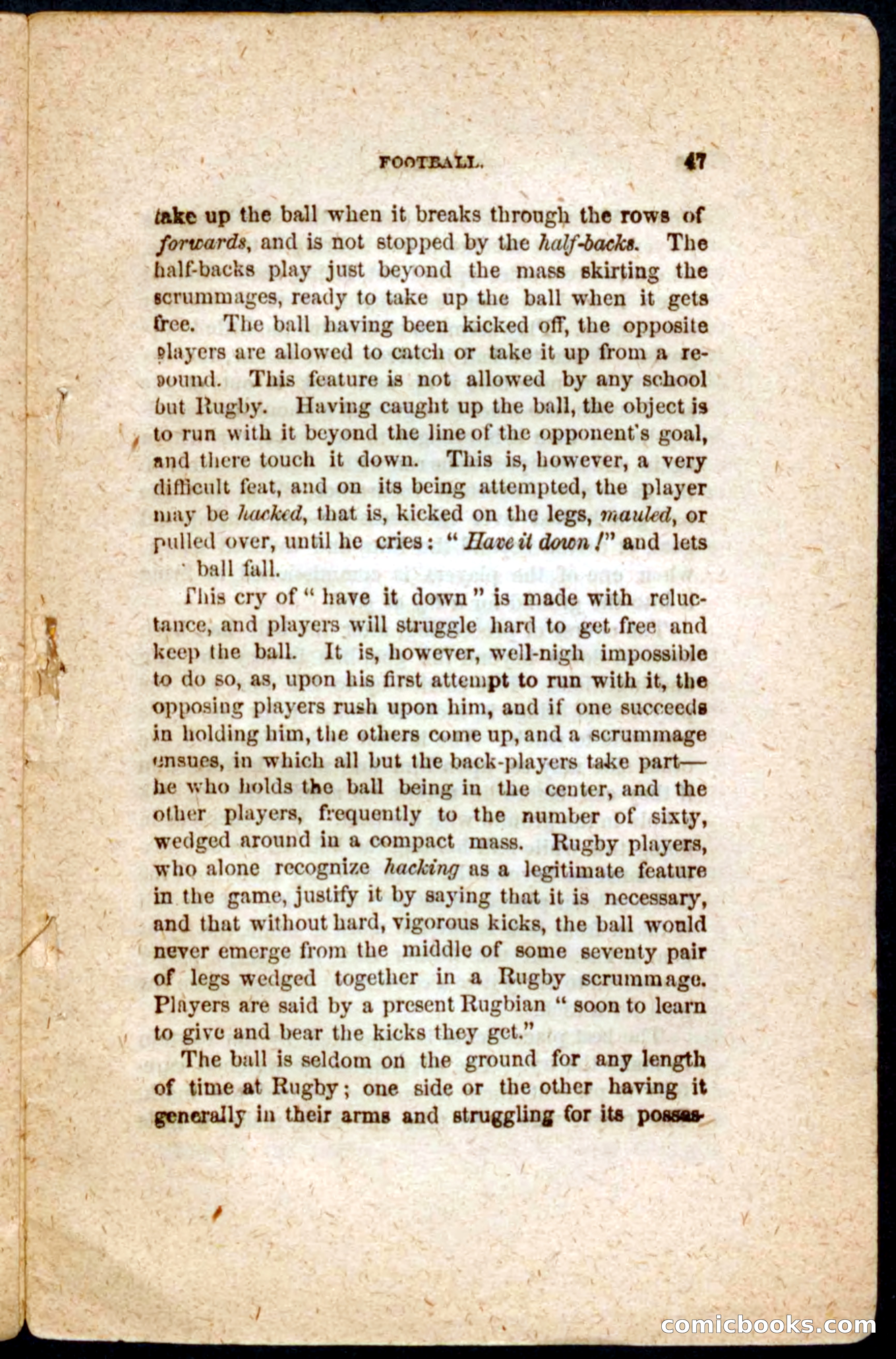 Beadle's Dime Cricket and Foot-Ball — page 47 of 52