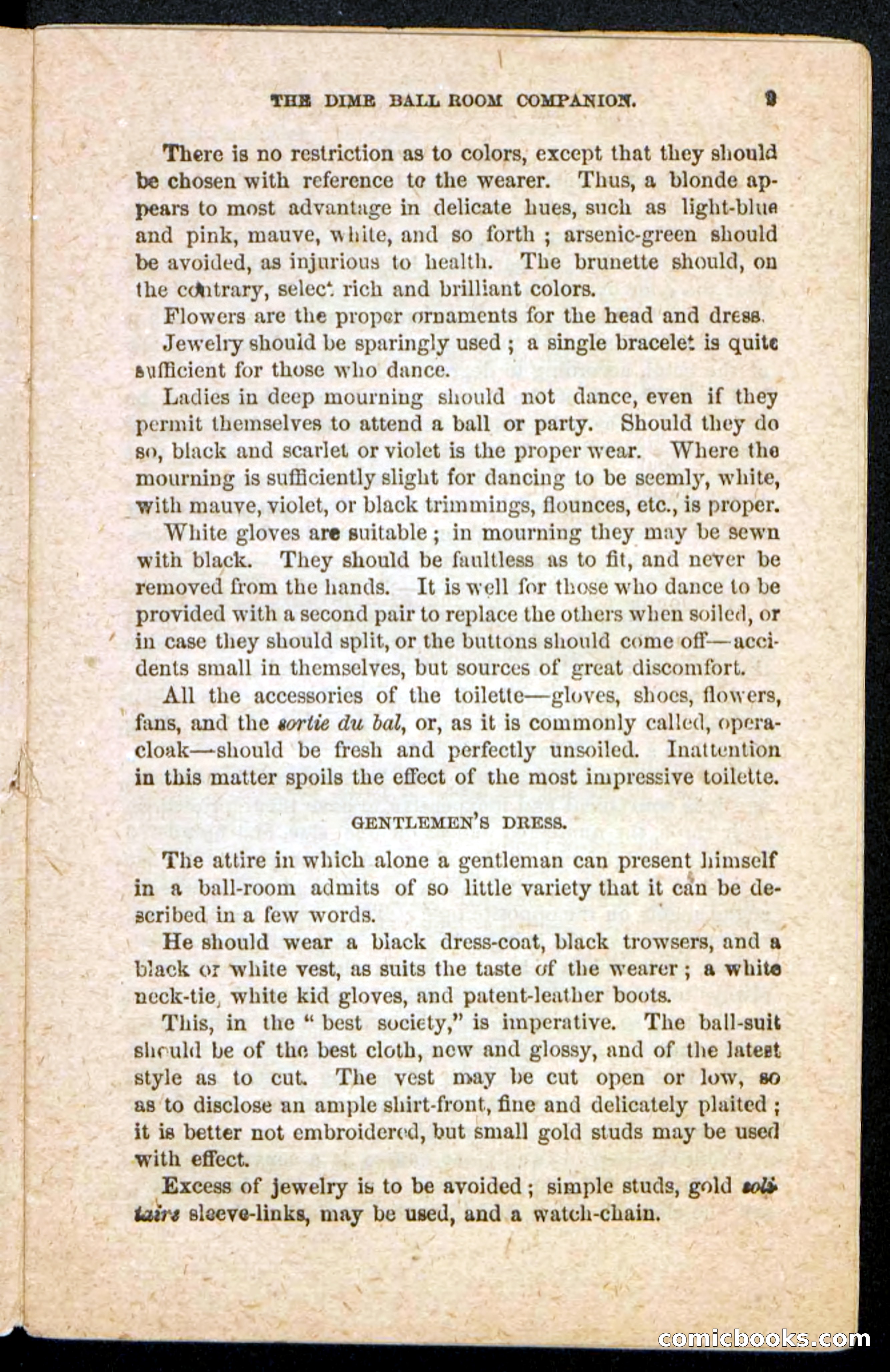 Beadle's Dime Handbooks: Ball-Room Companion and Guide to Dancing — page 11 of 36