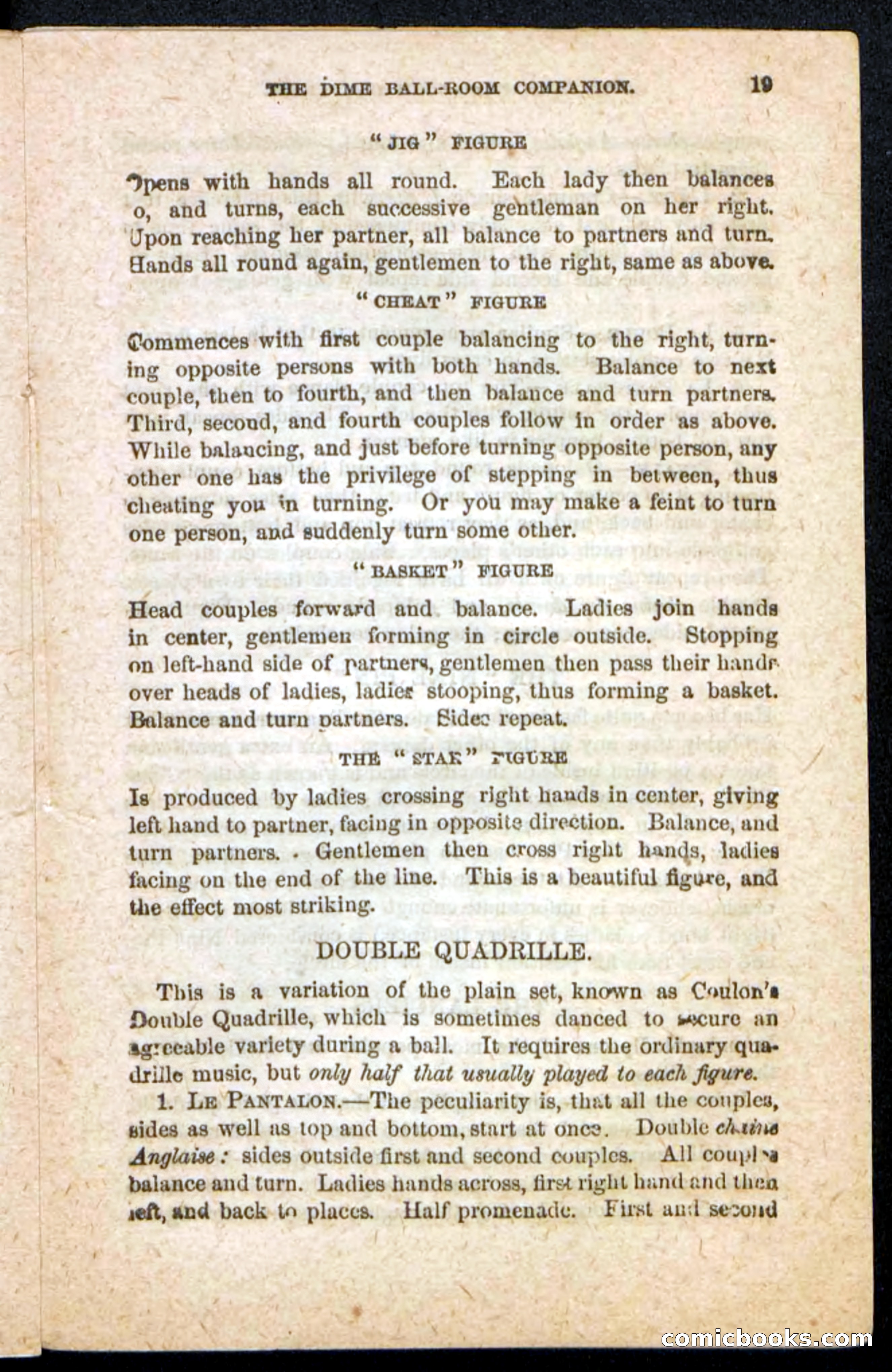 Beadle's Dime Handbooks: Ball-Room Companion and Guide to Dancing — page 21 of 36