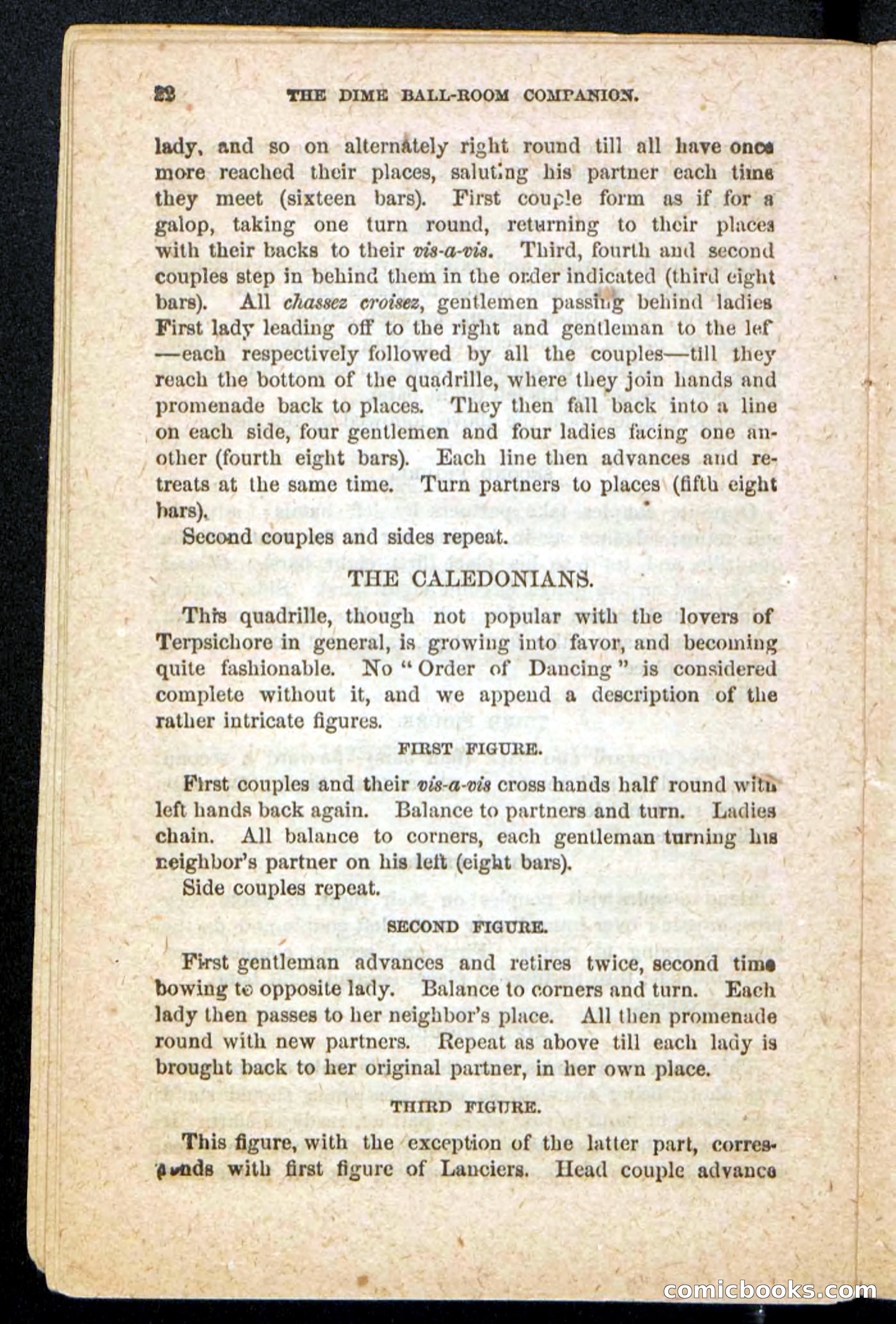 Beadle's Dime Handbooks: Ball-Room Companion and Guide to Dancing — page 24 of 36