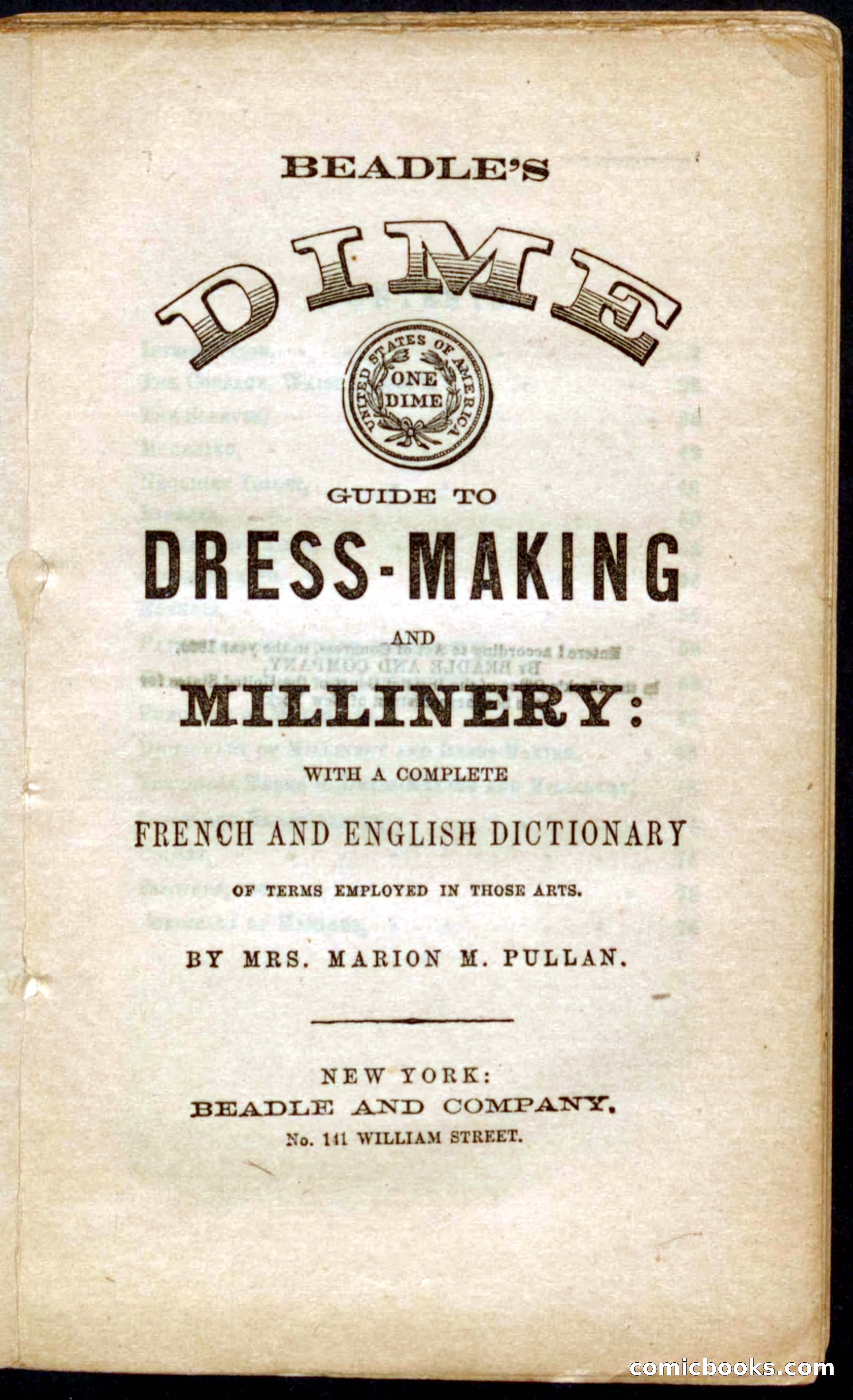 Beadle's Dime Guide to Dress-Making and Millinery — page 5 of 86