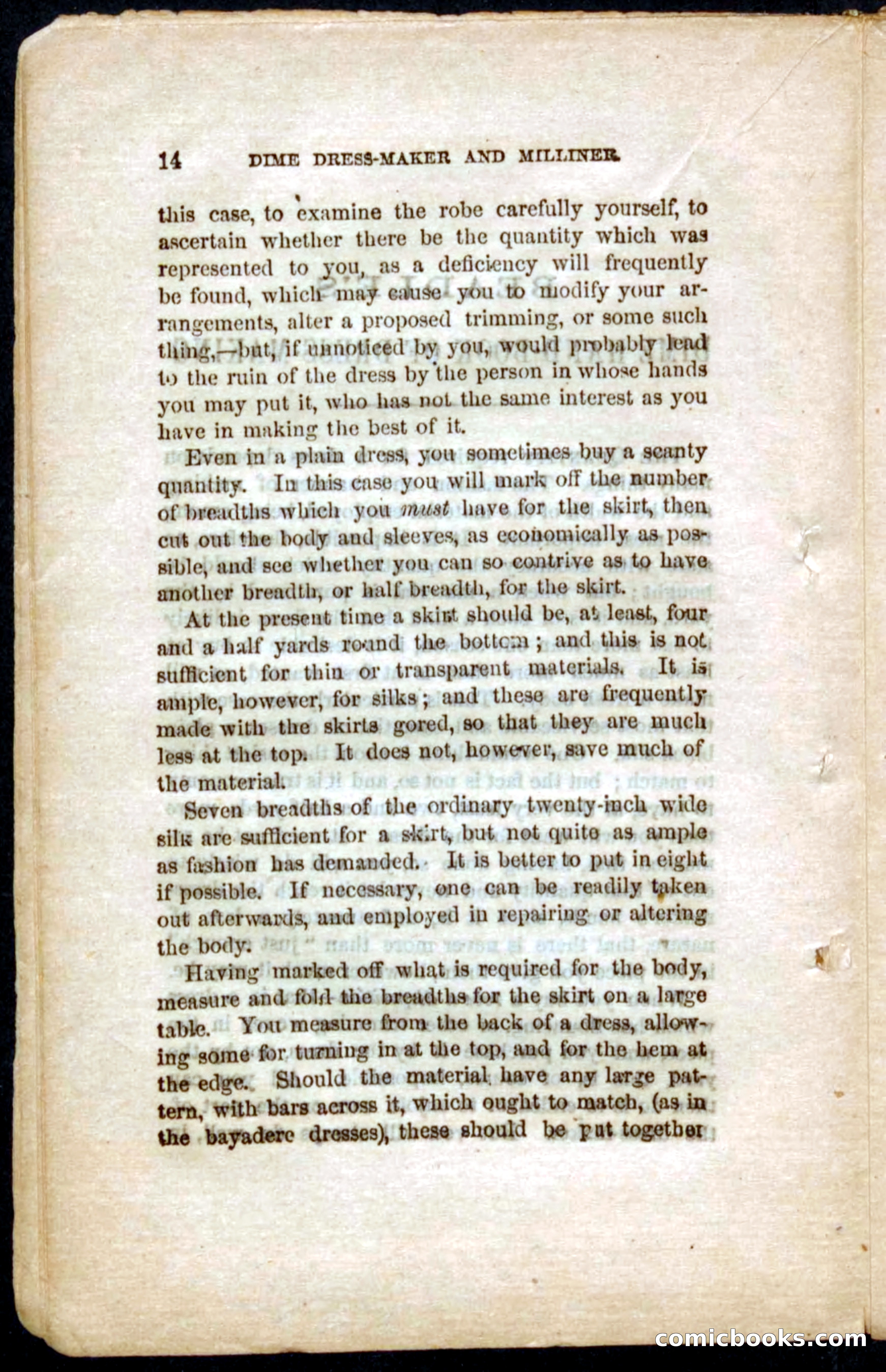 Beadle's Dime Guide to Dress-Making and Millinery — page 16 of 86
