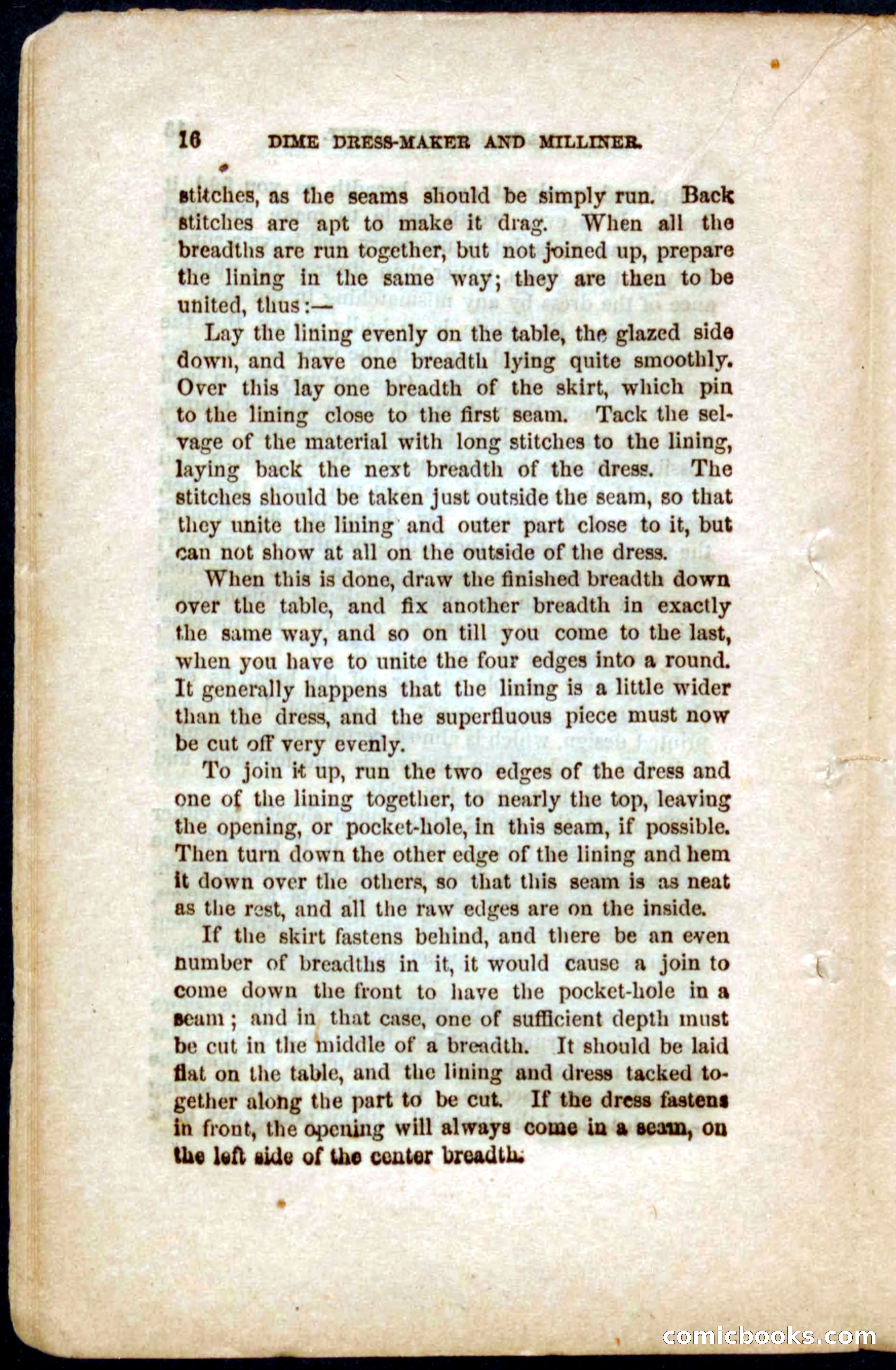 Beadle's Dime Guide to Dress-Making and Millinery — page 18 of 86