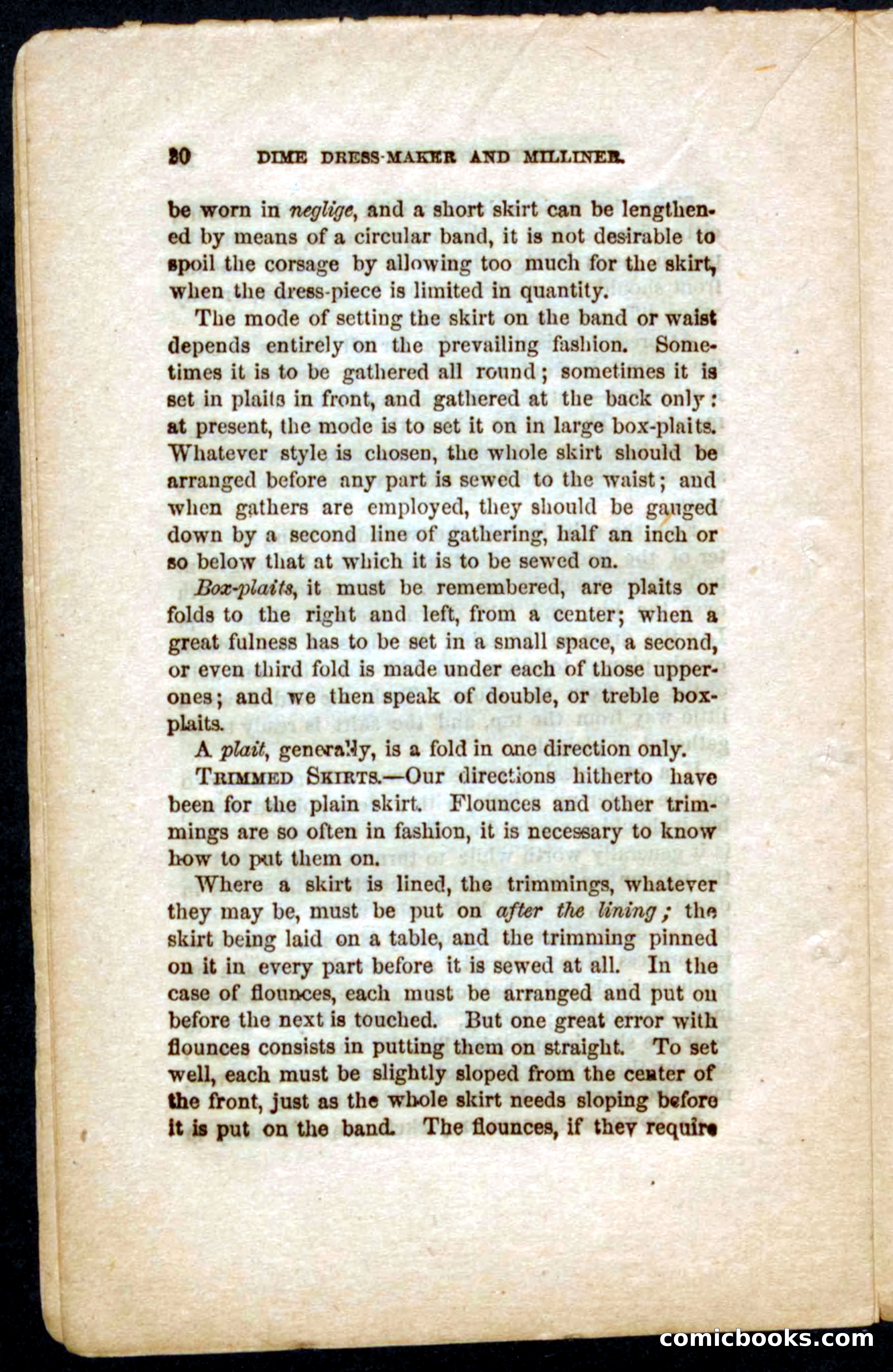 Beadle's Dime Guide to Dress-Making and Millinery — page 22 of 86