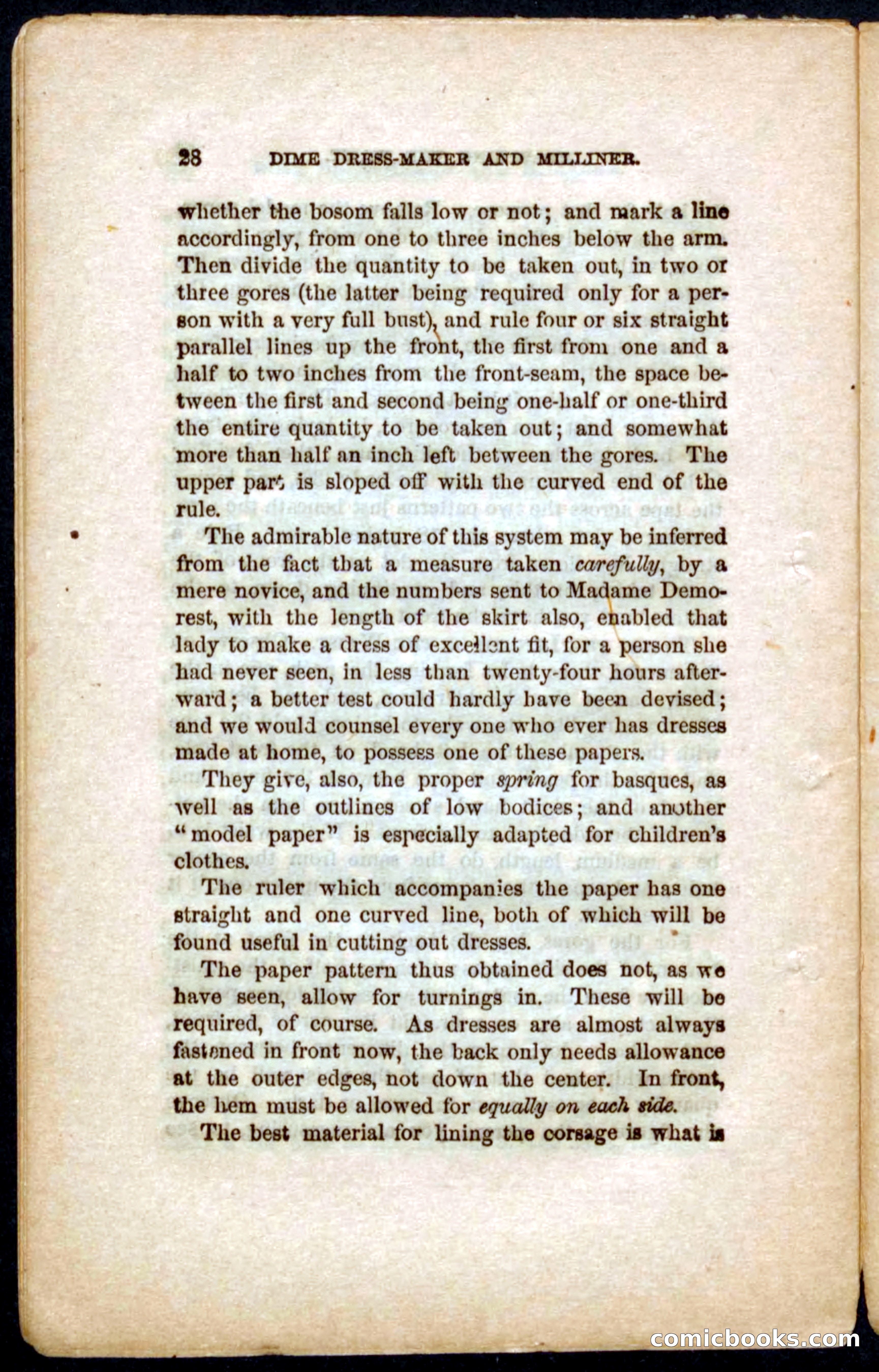 Beadle's Dime Guide to Dress-Making and Millinery — page 30 of 86