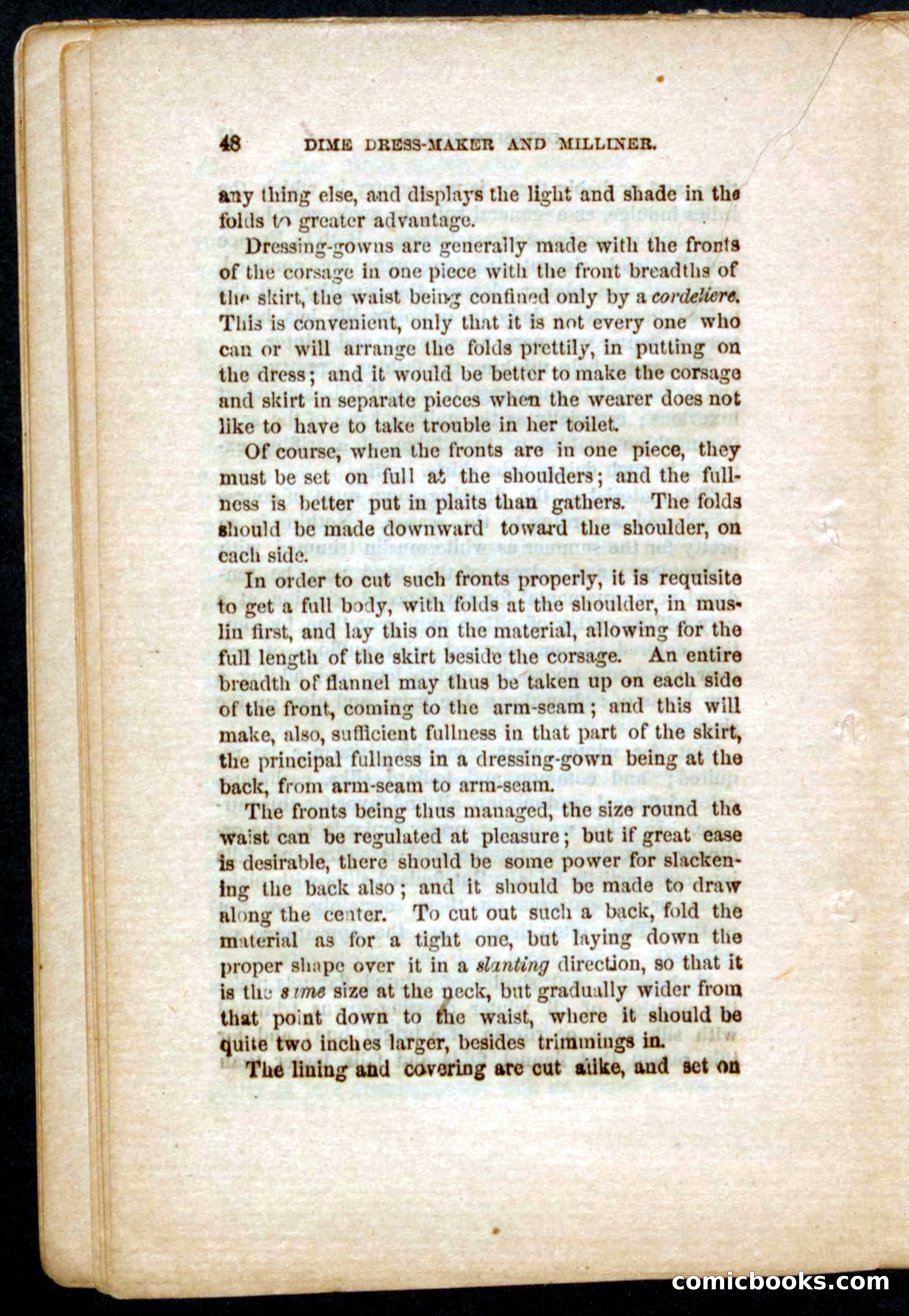 Beadle's Dime Guide to Dress-Making and Millinery — page 50 of 86